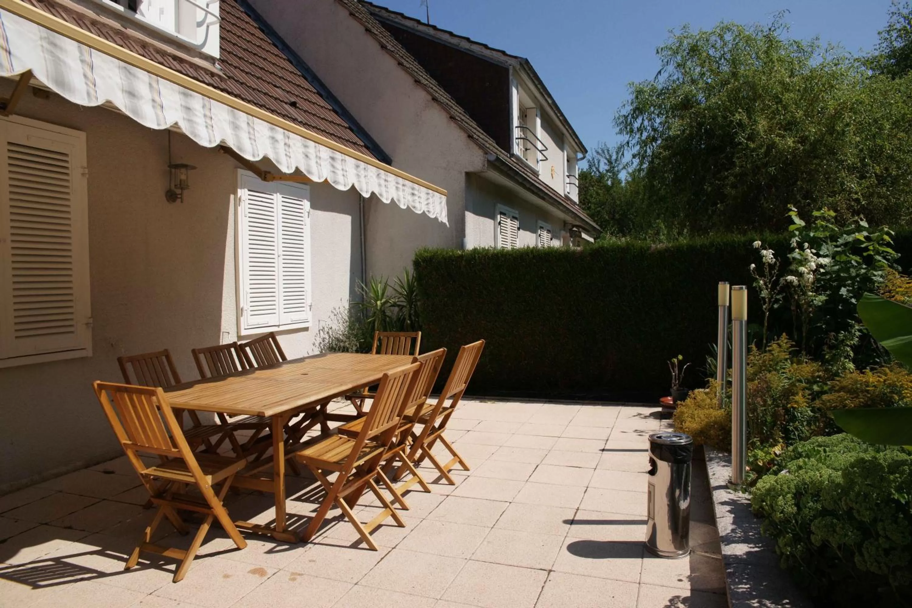 Balcony/Terrace in Chambres d'hotes à Autun