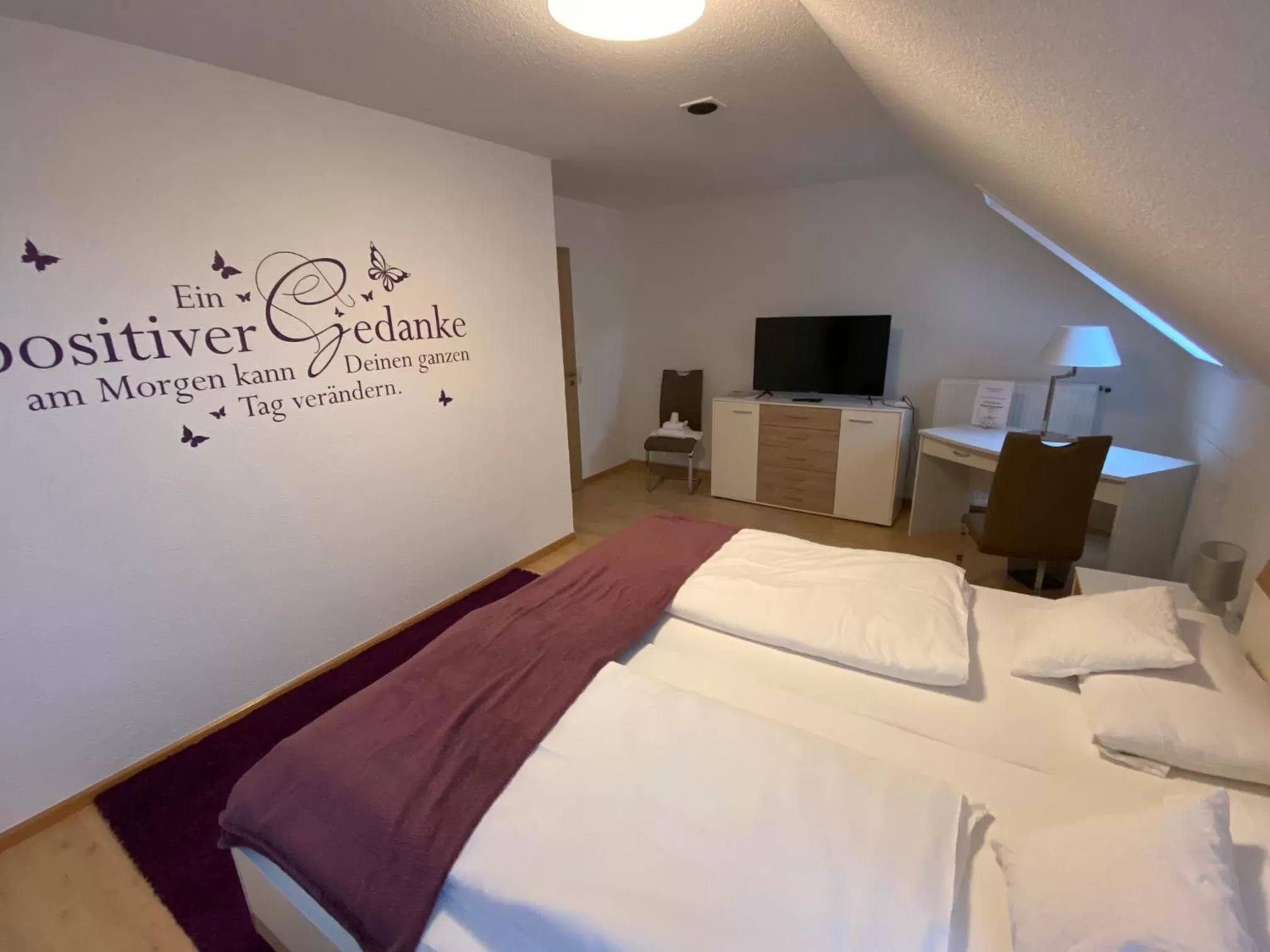 Bed in Gasthaus Hotel Kranz