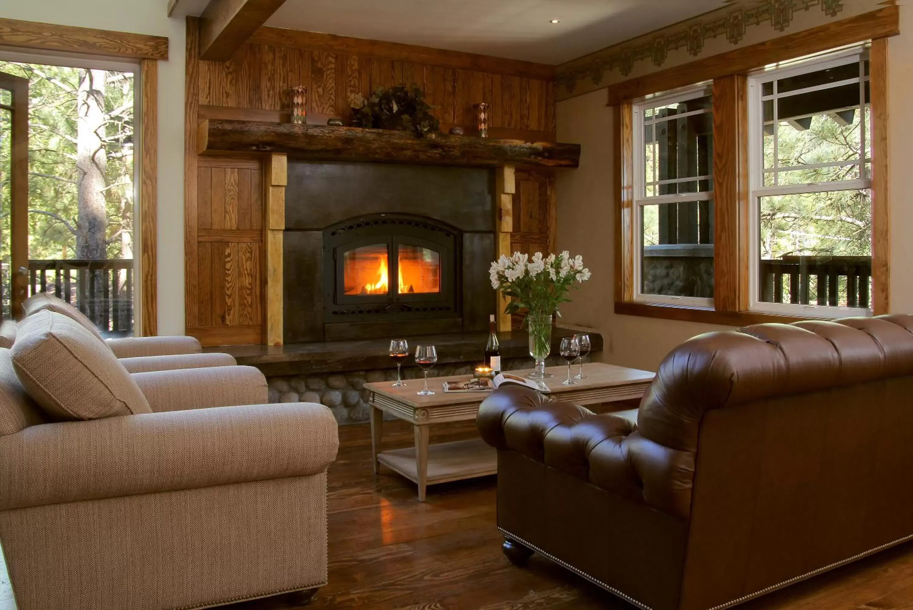 Seating Area in The Grand Idyllwild Lodge