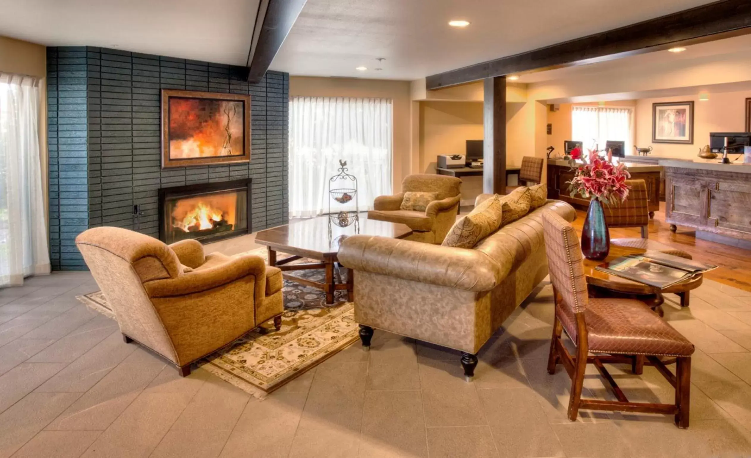 Lobby or reception in The Lodge at Eagle Crest Lobby or reception in The Lodge at Eagle Crest