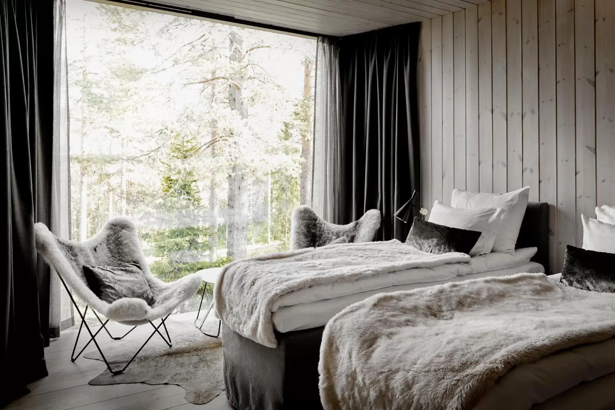 Bedroom, Bed in Arctic TreeHouse Hotel