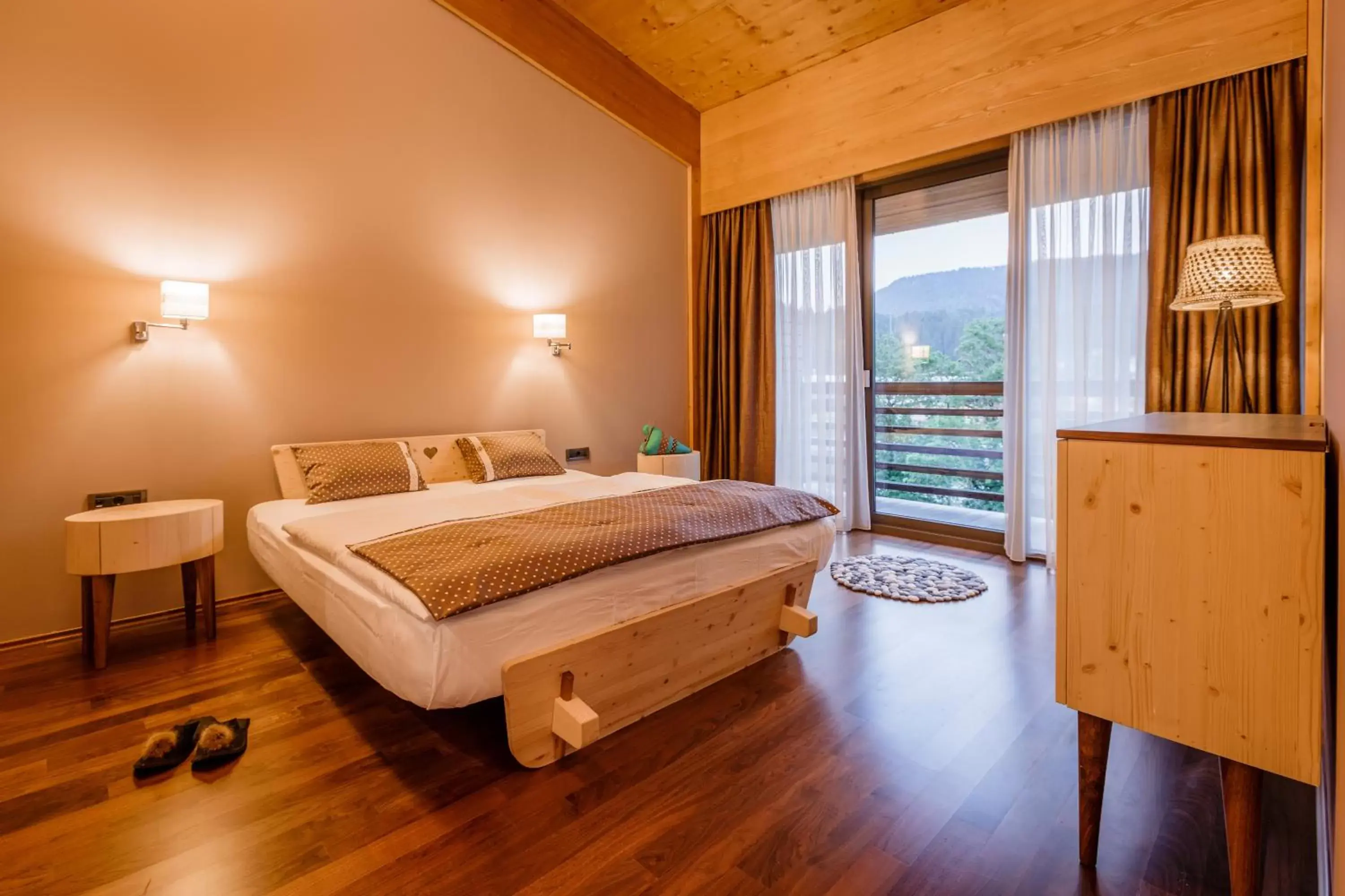 Bedroom, Bed in Bohinj Eco Hotel