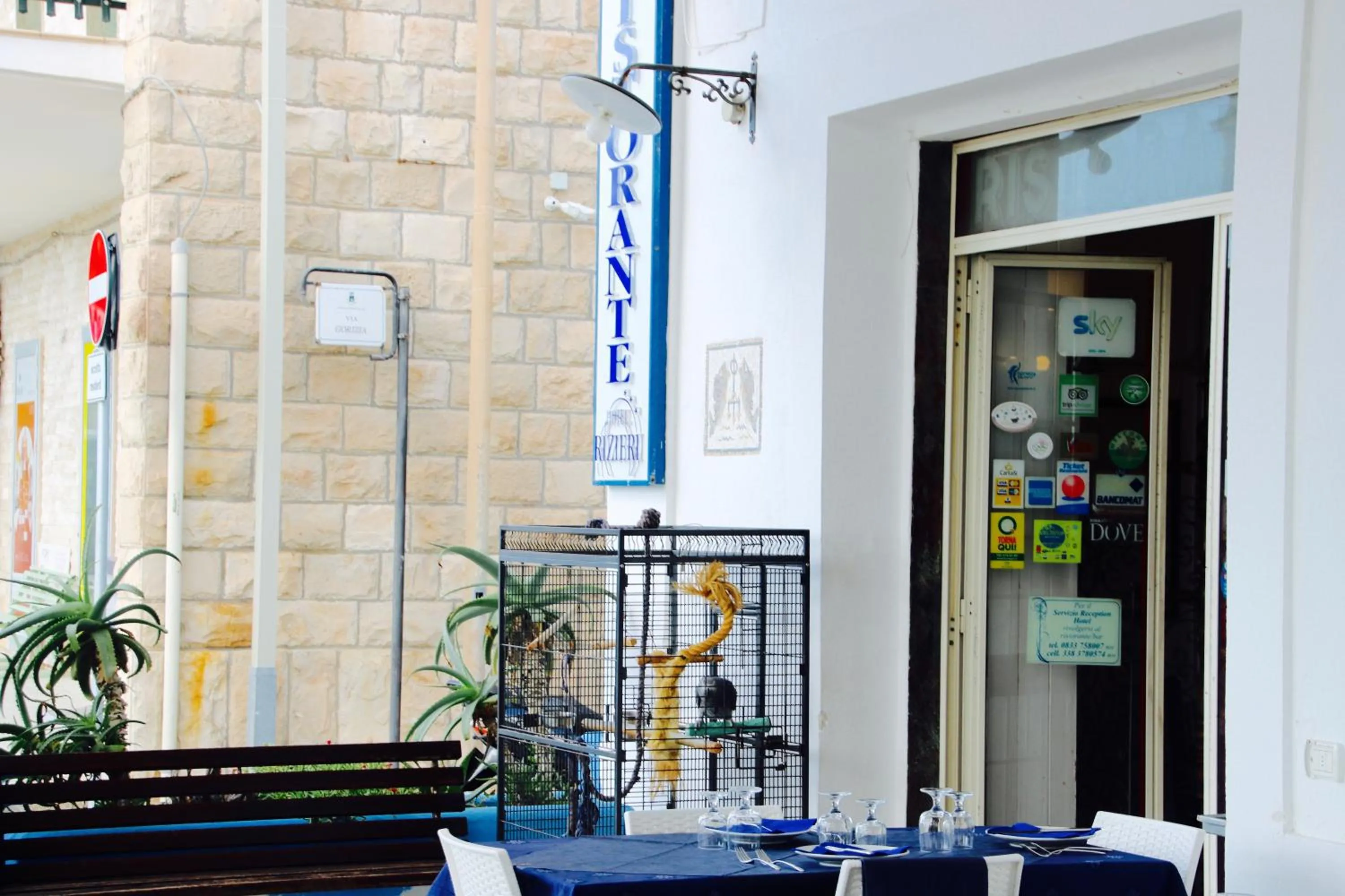 Facade/entrance in Hotel Rizieri
