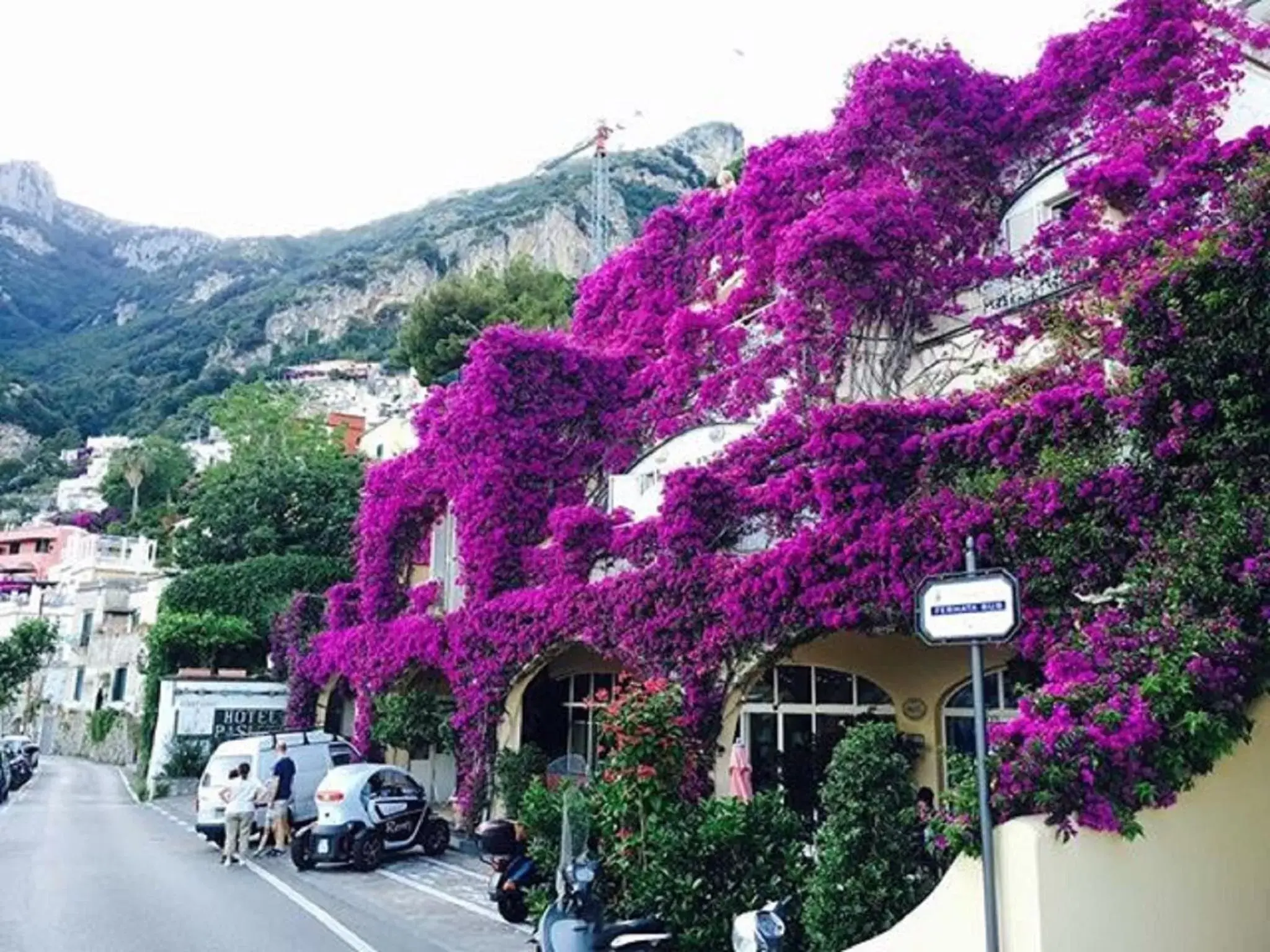 Property building in Positano Art Hotel Pasitea