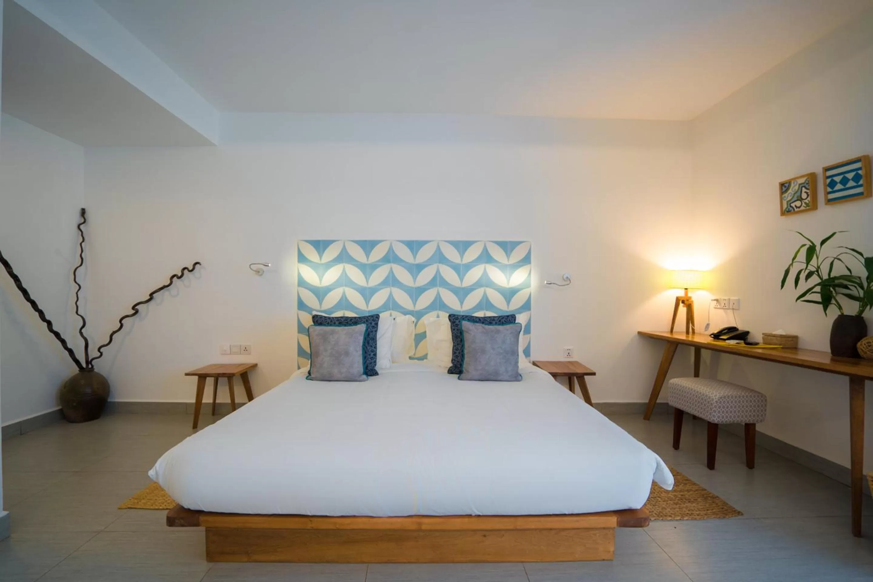 Bed in Naiya Sea Resort