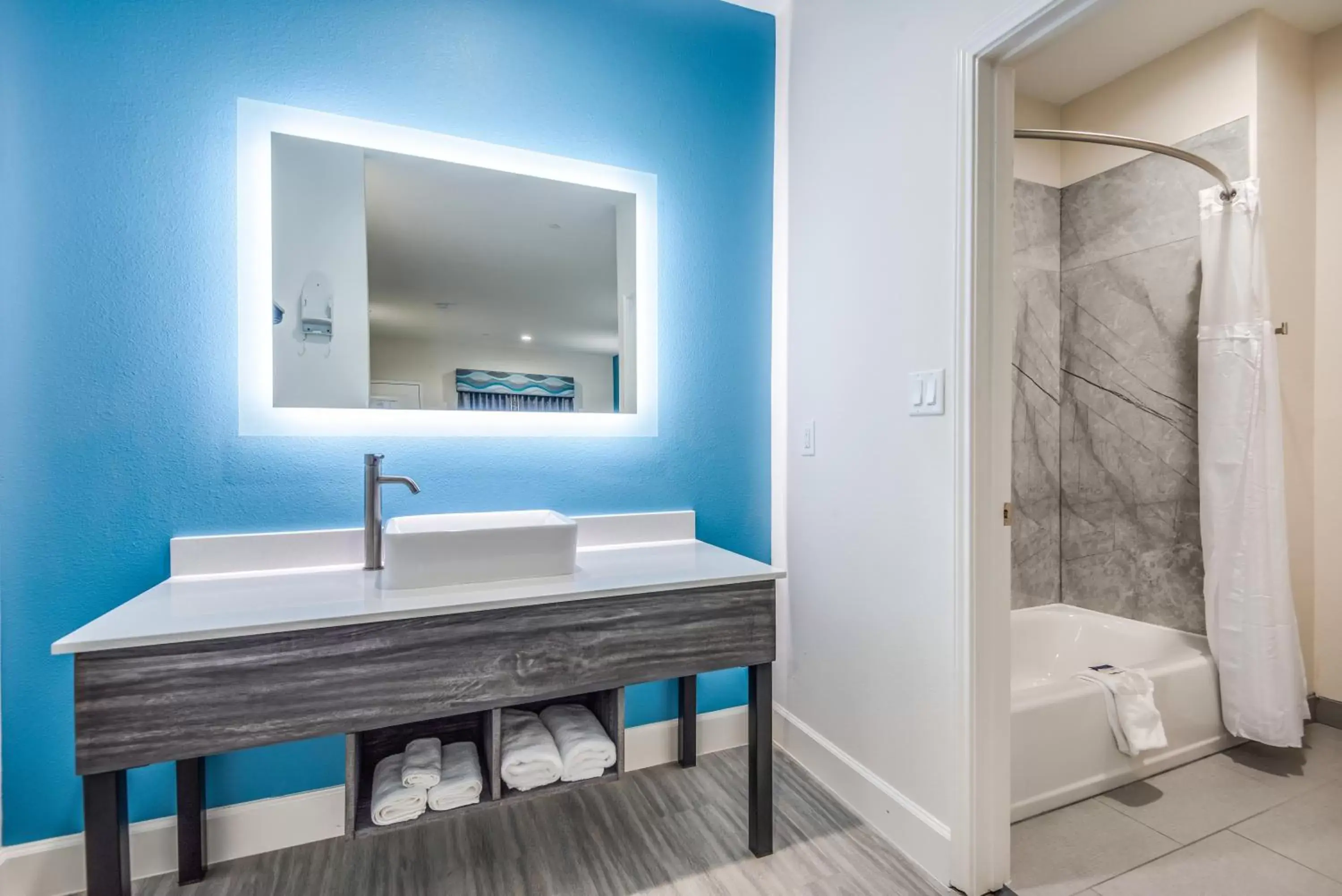 Bathroom in Americas Best Value Inn & Suites Houston at Hwy 6