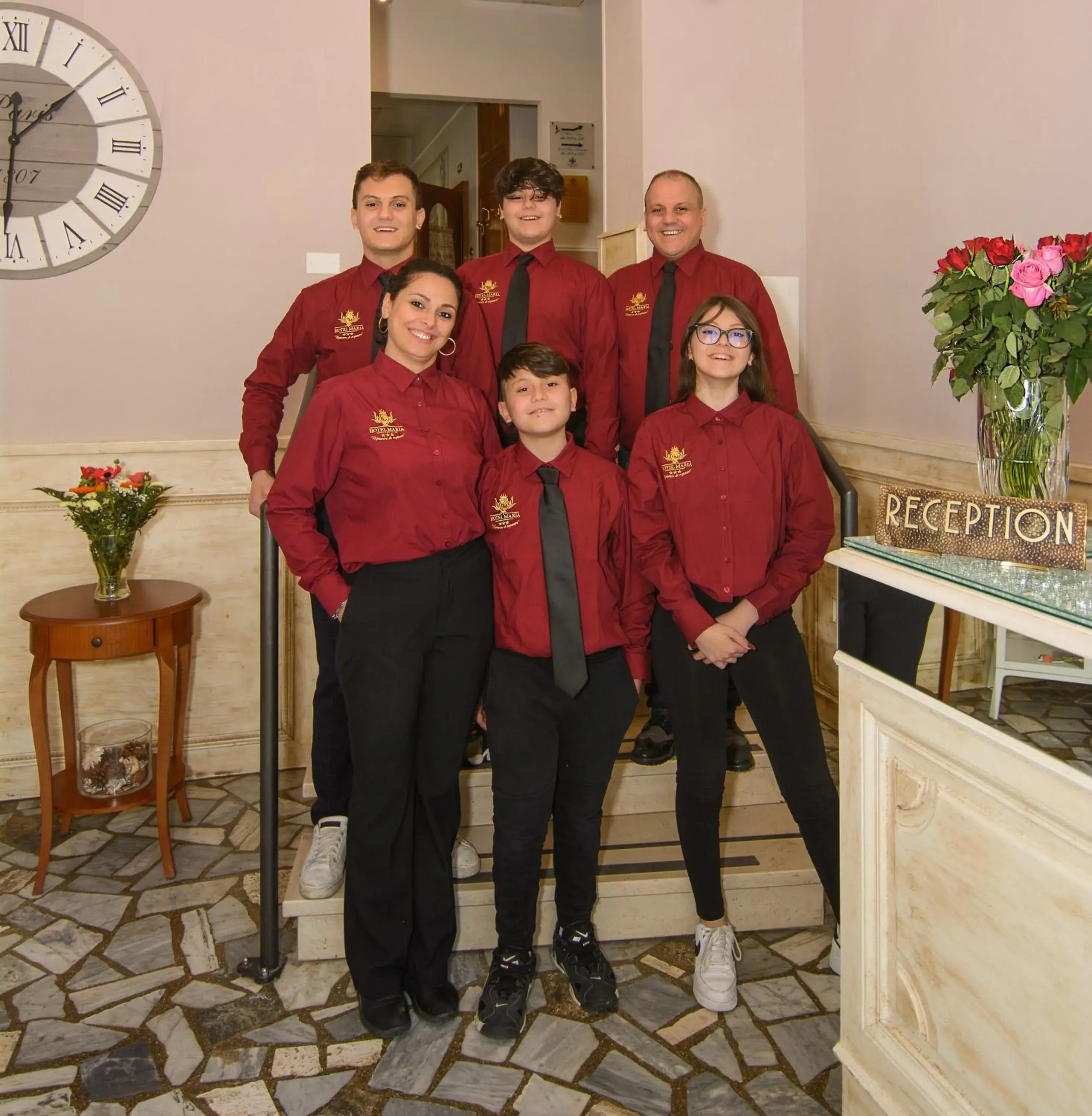 Lobby or reception in Hotel Maria