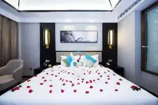 Bed in Le Chen Miiya Hotel