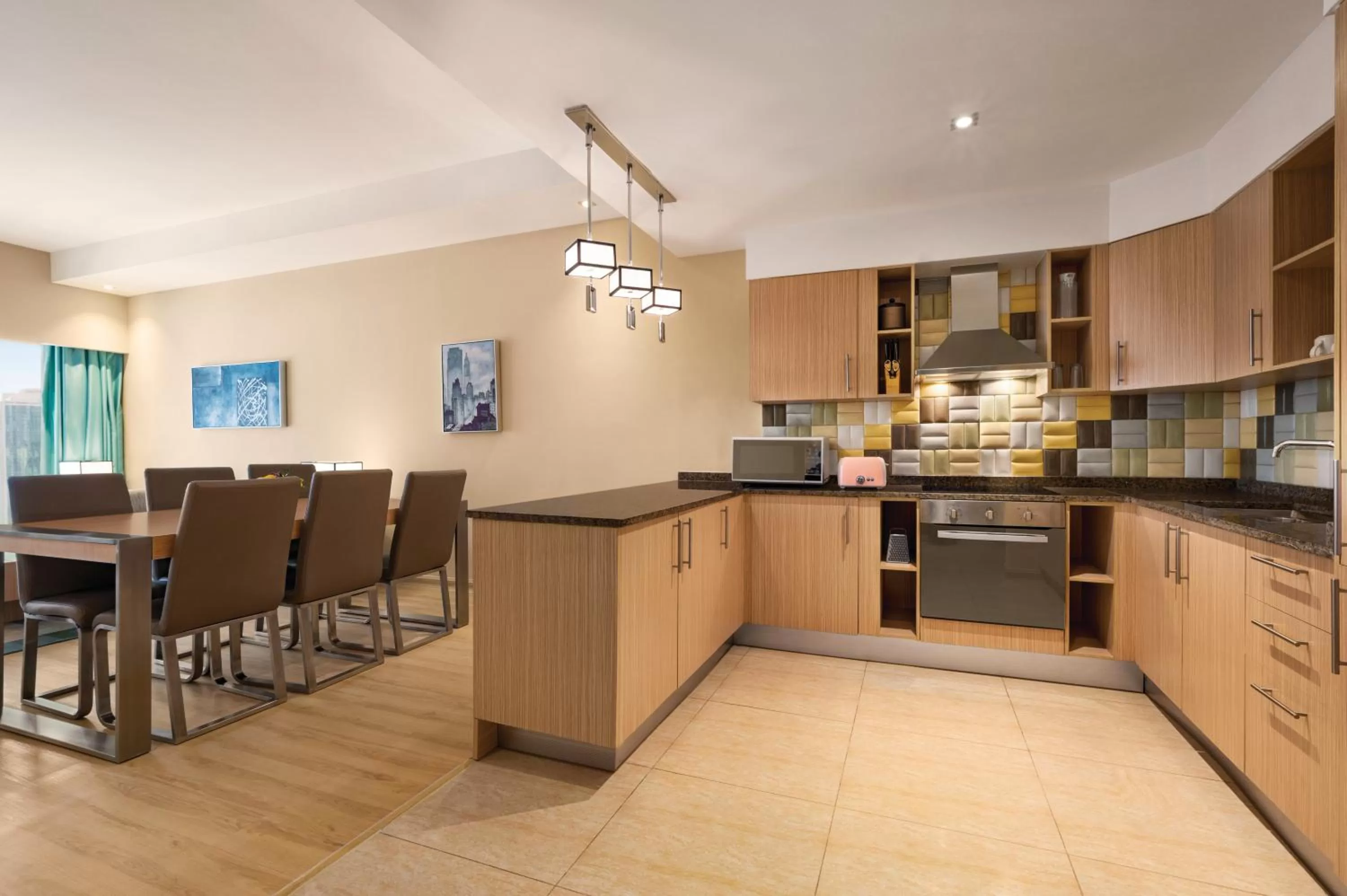 Kitchen or kitchenette in Wyndham Doha West Bay