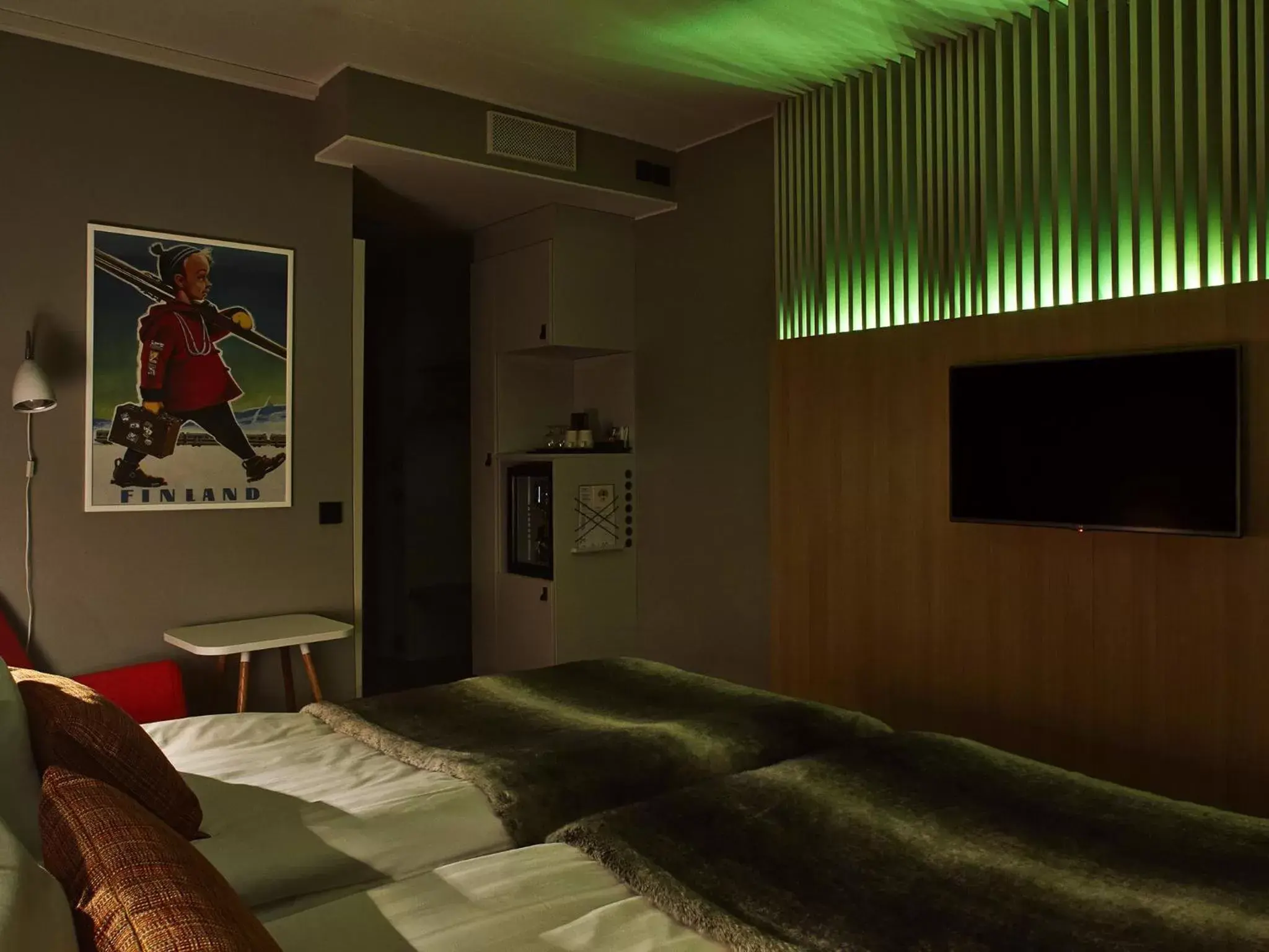 Photo of the whole room, Bed in Original Sokos Hotel Vaakuna Rovaniemi