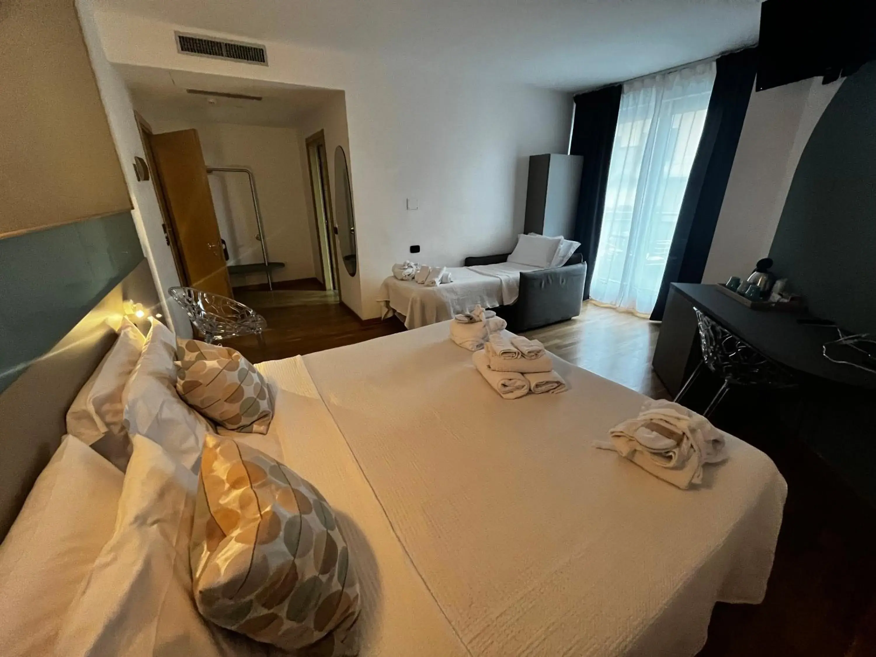 Bed in Hotel Oasi Wellness & Spa