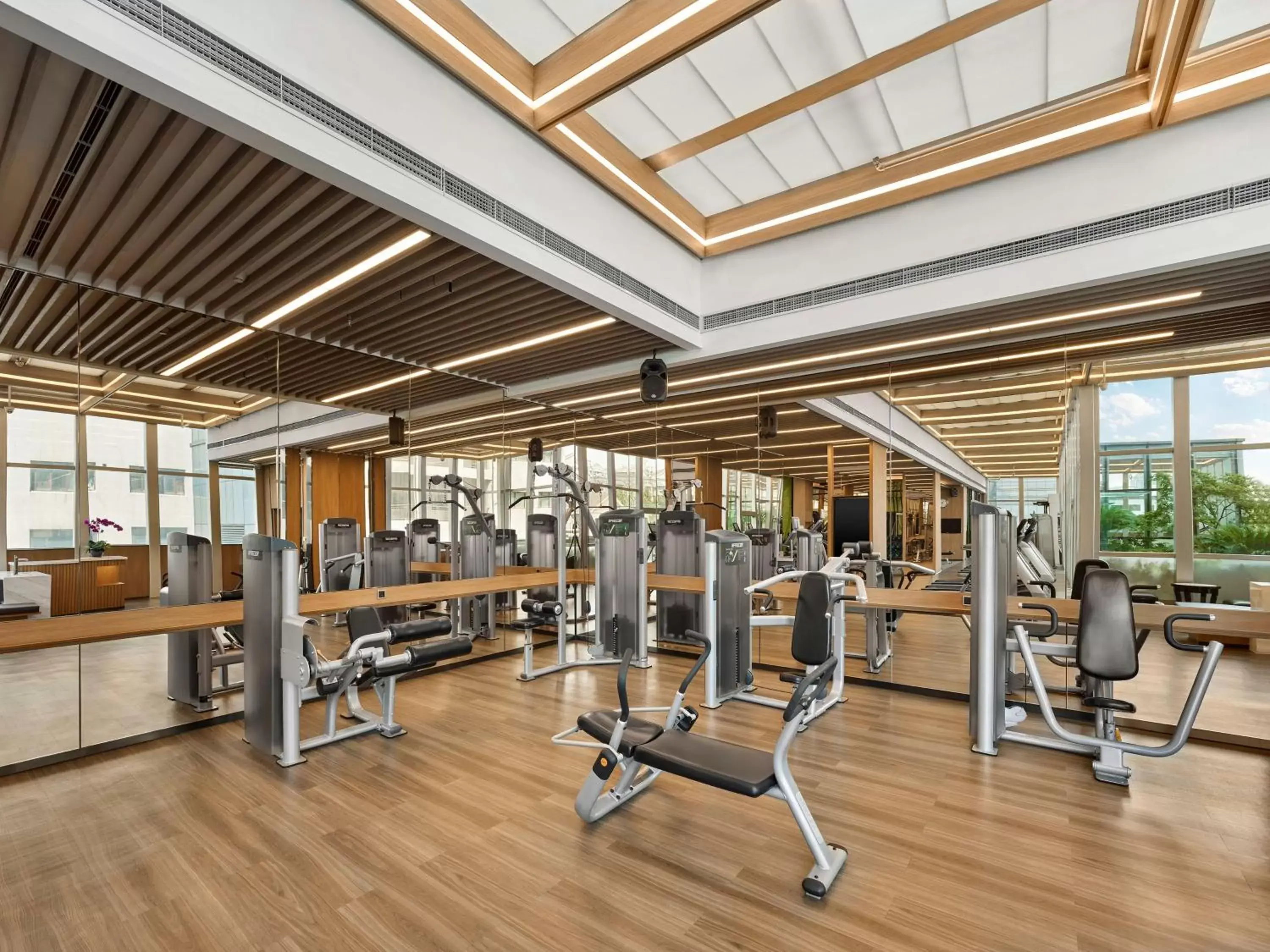 Fitness centre/facilities in Hilton Shanghai Hongqiao Fitness centre/facilities in Hilton Shanghai Hongqiao
