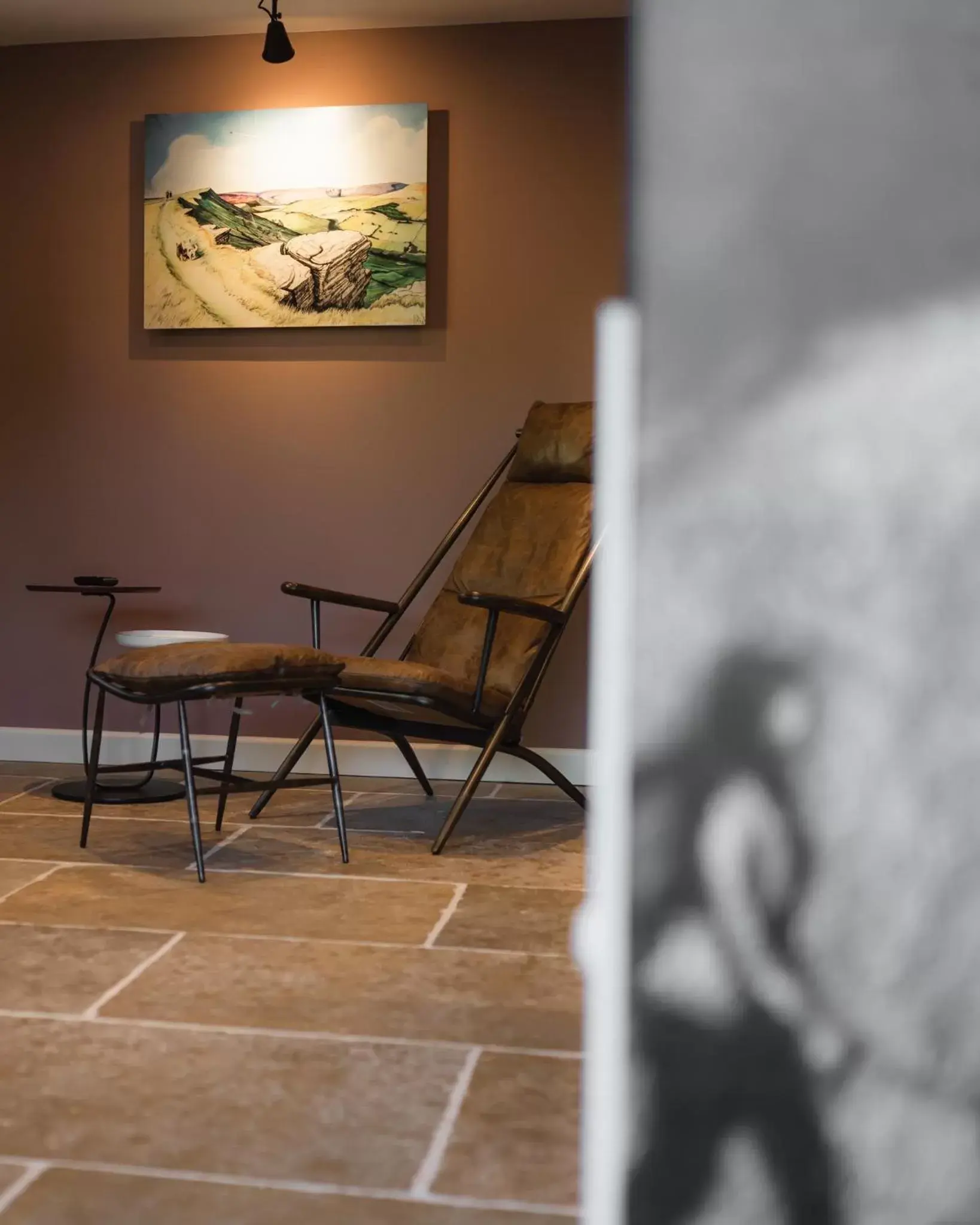 Seating area in The Old Hall Inn