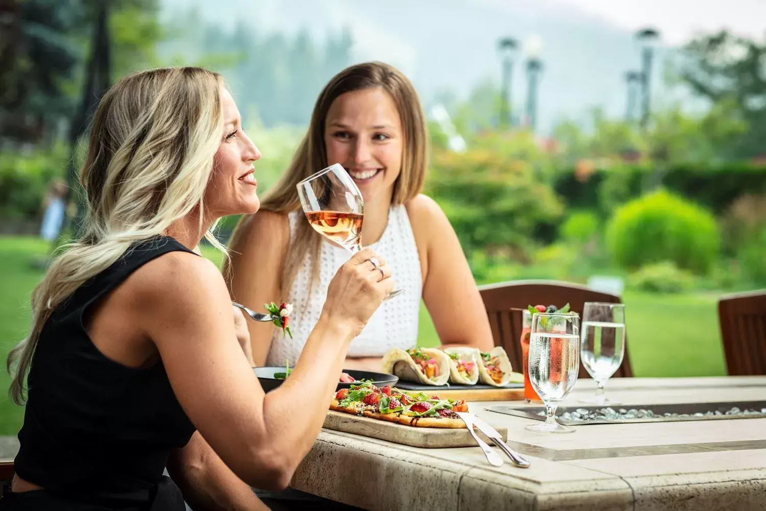 Patio in Fairmont Chateau Whistler