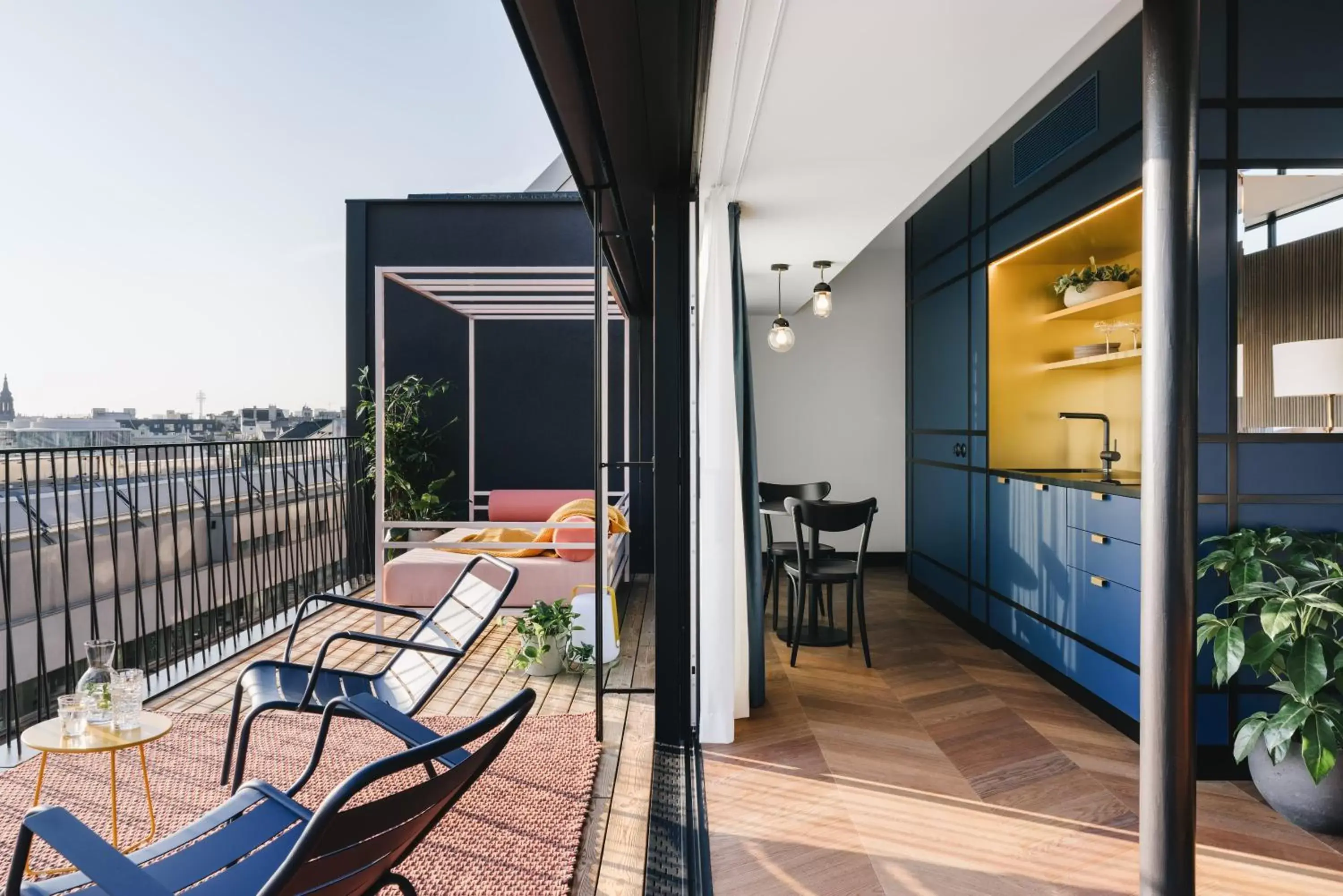 Balcony/Terrace in Hotel Gilbert