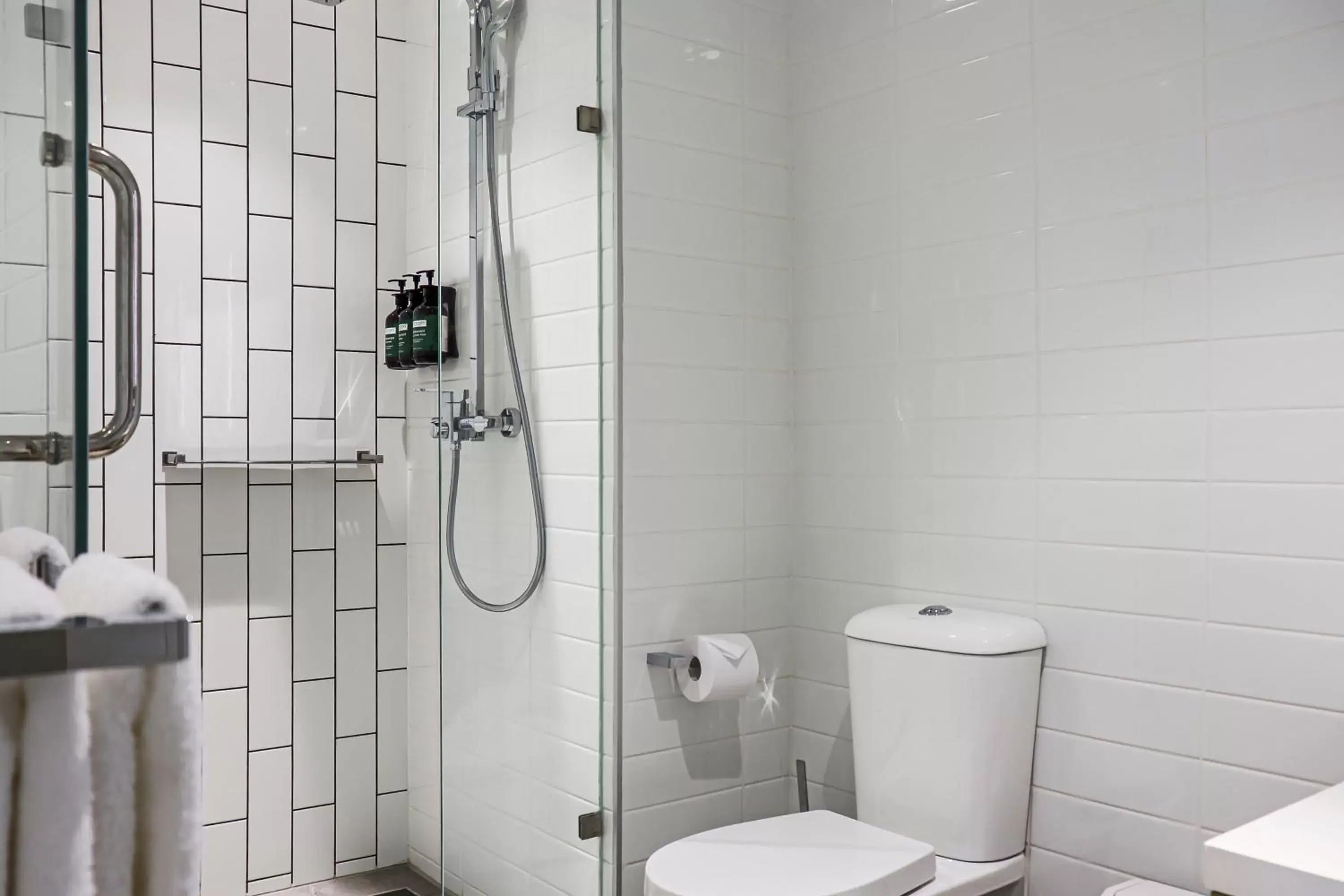 Shower, Bathroom in Crowne Plaza Residences Port Moresby, an IHG Hotel