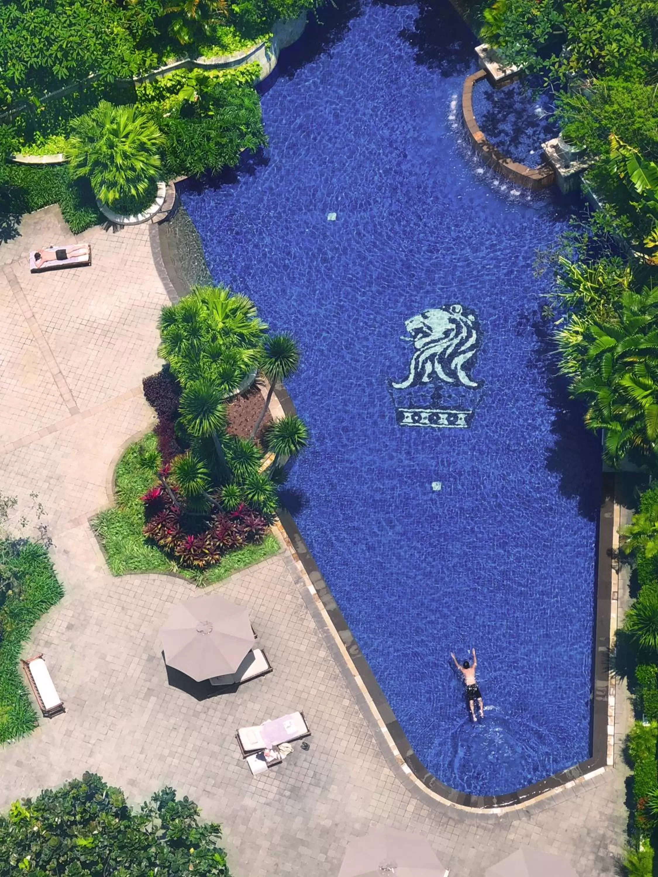 Pool view in The Residences of The Ritz-Carlton Jakarta Pacific Place