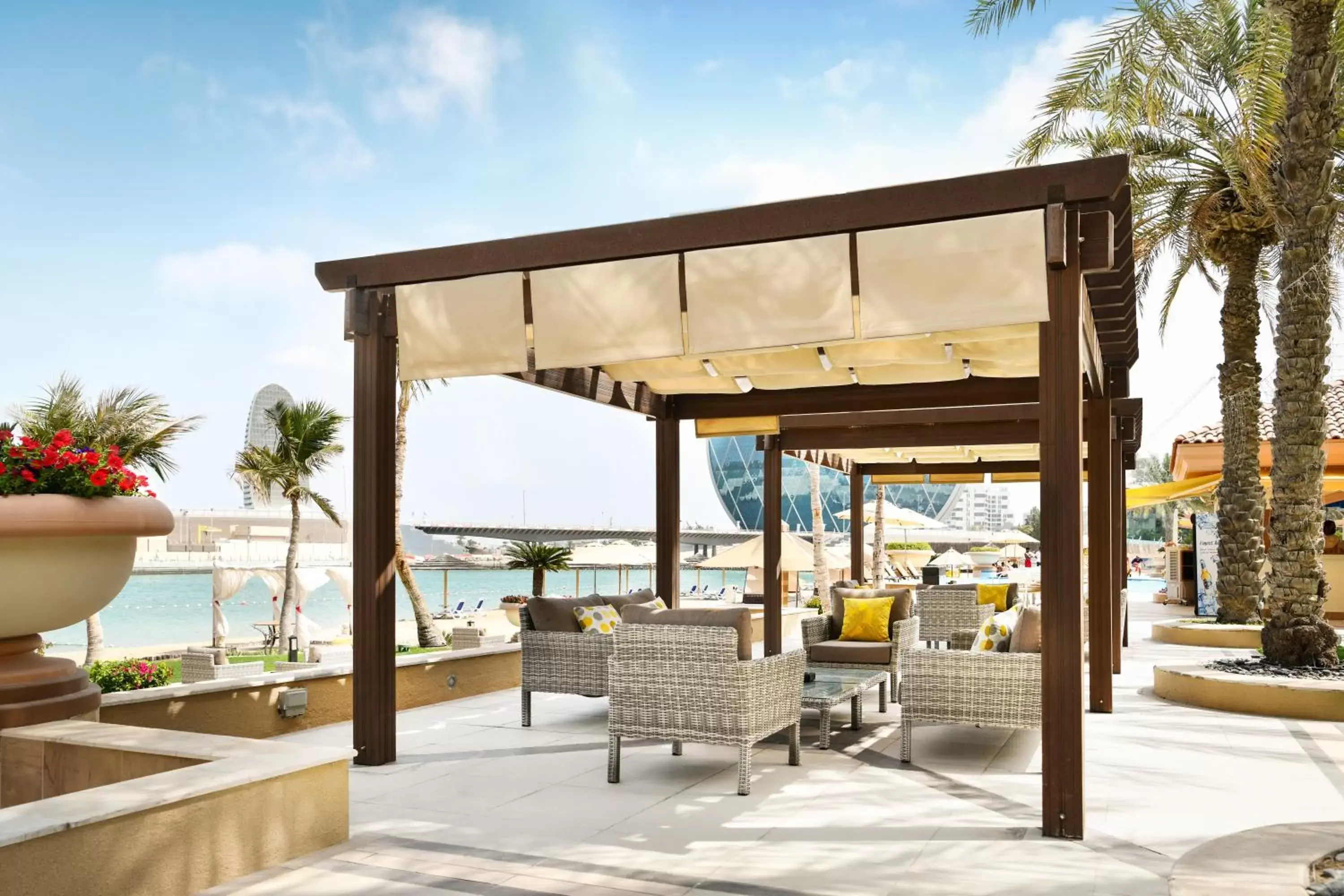 Restaurant/places to eat in Al Raha Beach Hotel