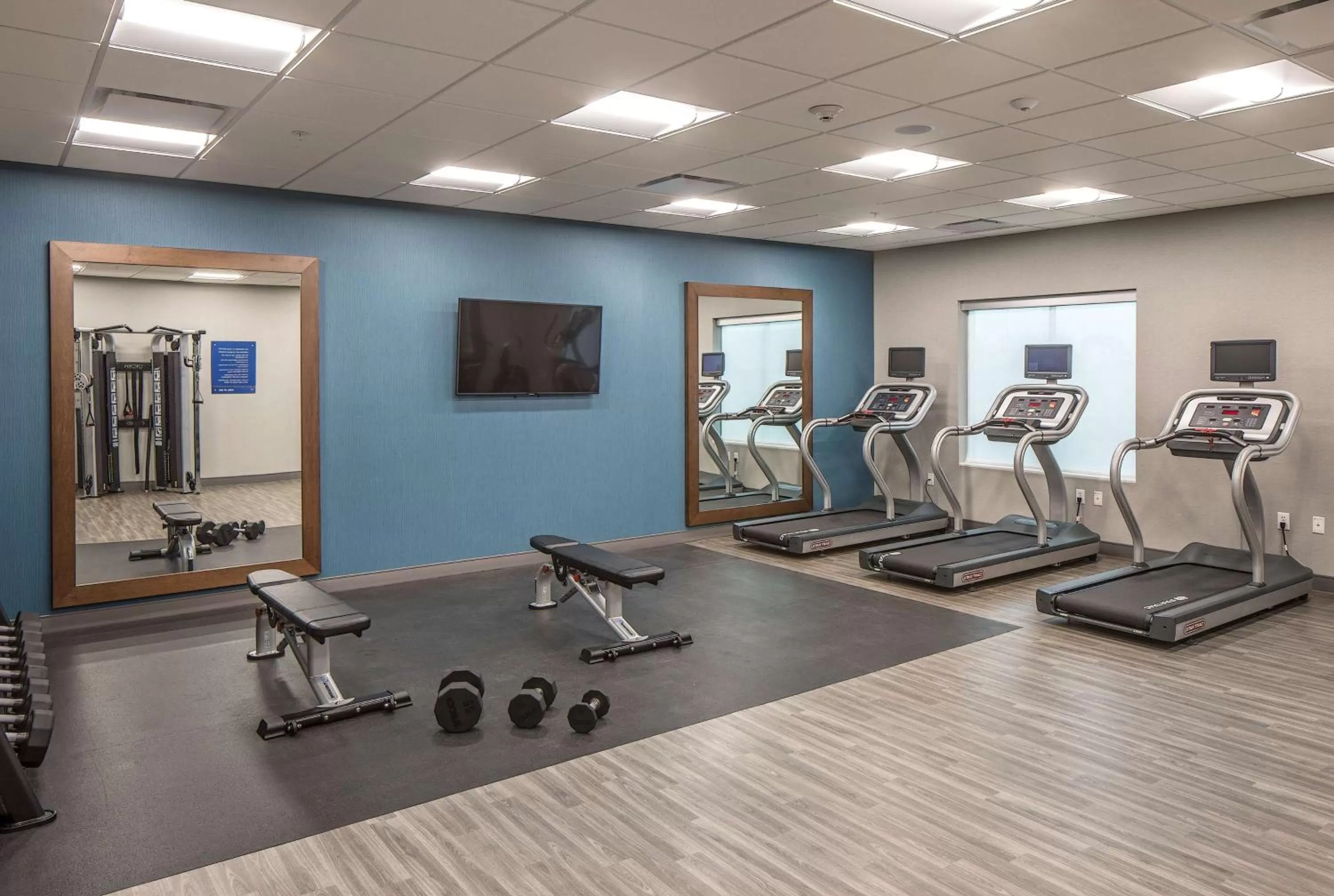 Fitness centre/facilities in Hampton Inn Hastings