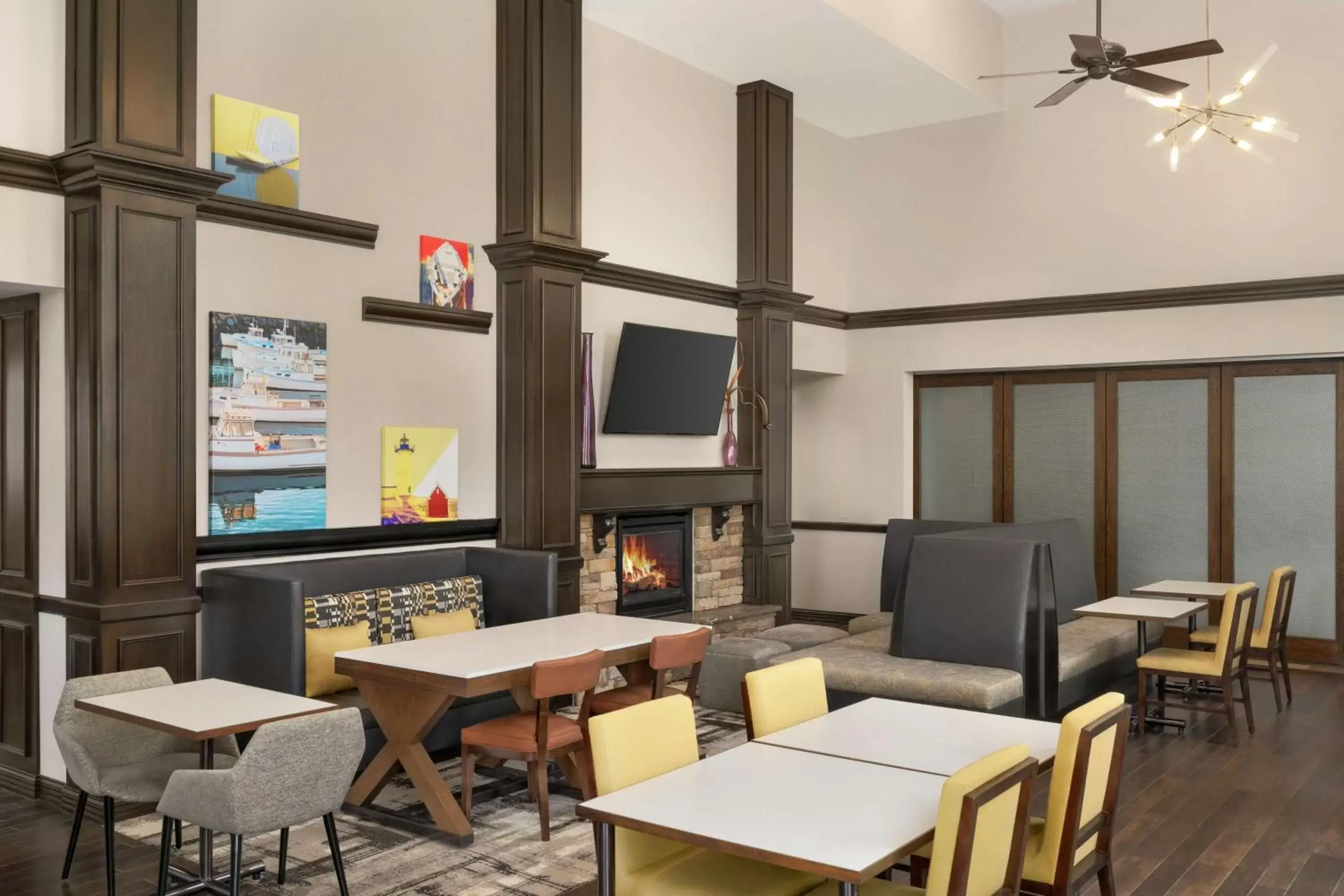 Lobby or reception in Hampton Inn & Suites Exeter Lobby or reception in Hampton Inn & Suites Exeter