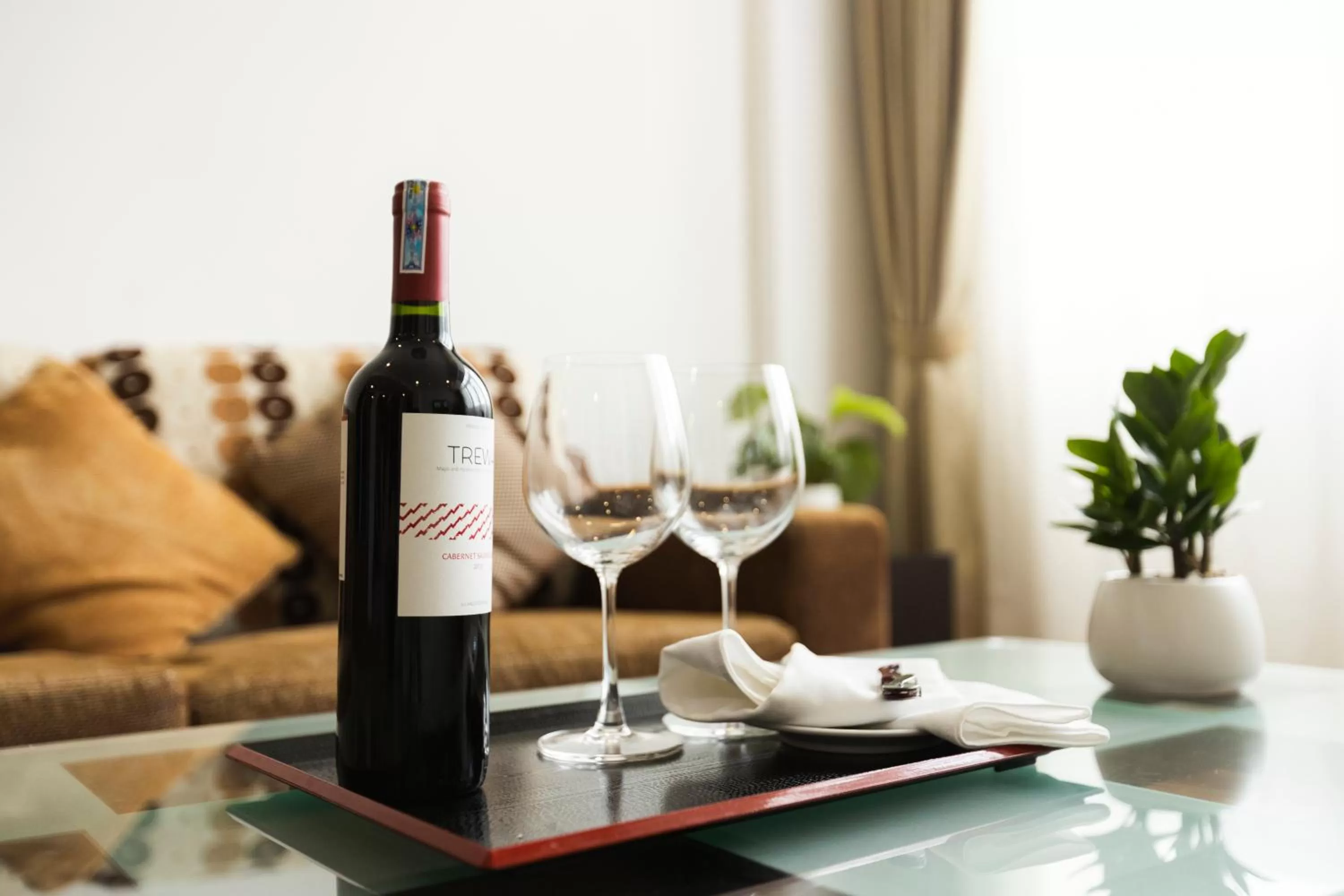 Living room in Bao Son International Hotel