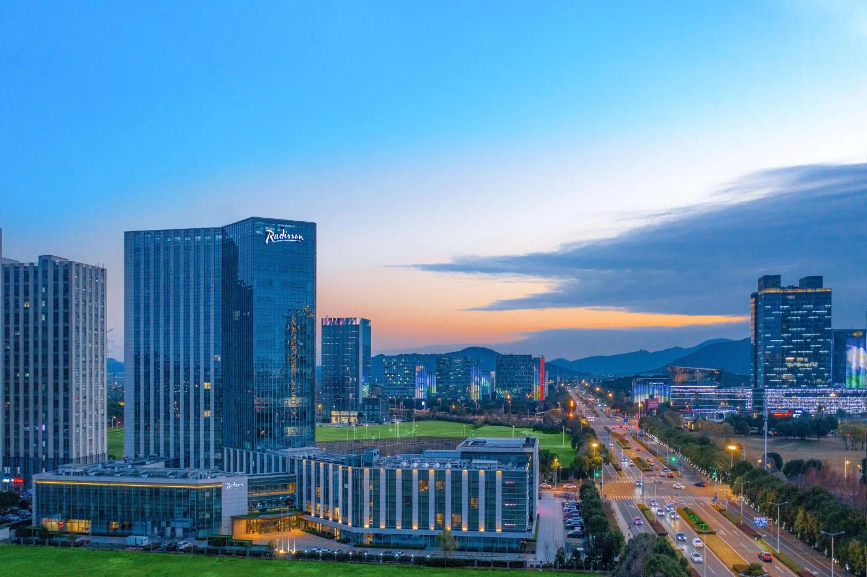 Property building in Radisson Suzhou