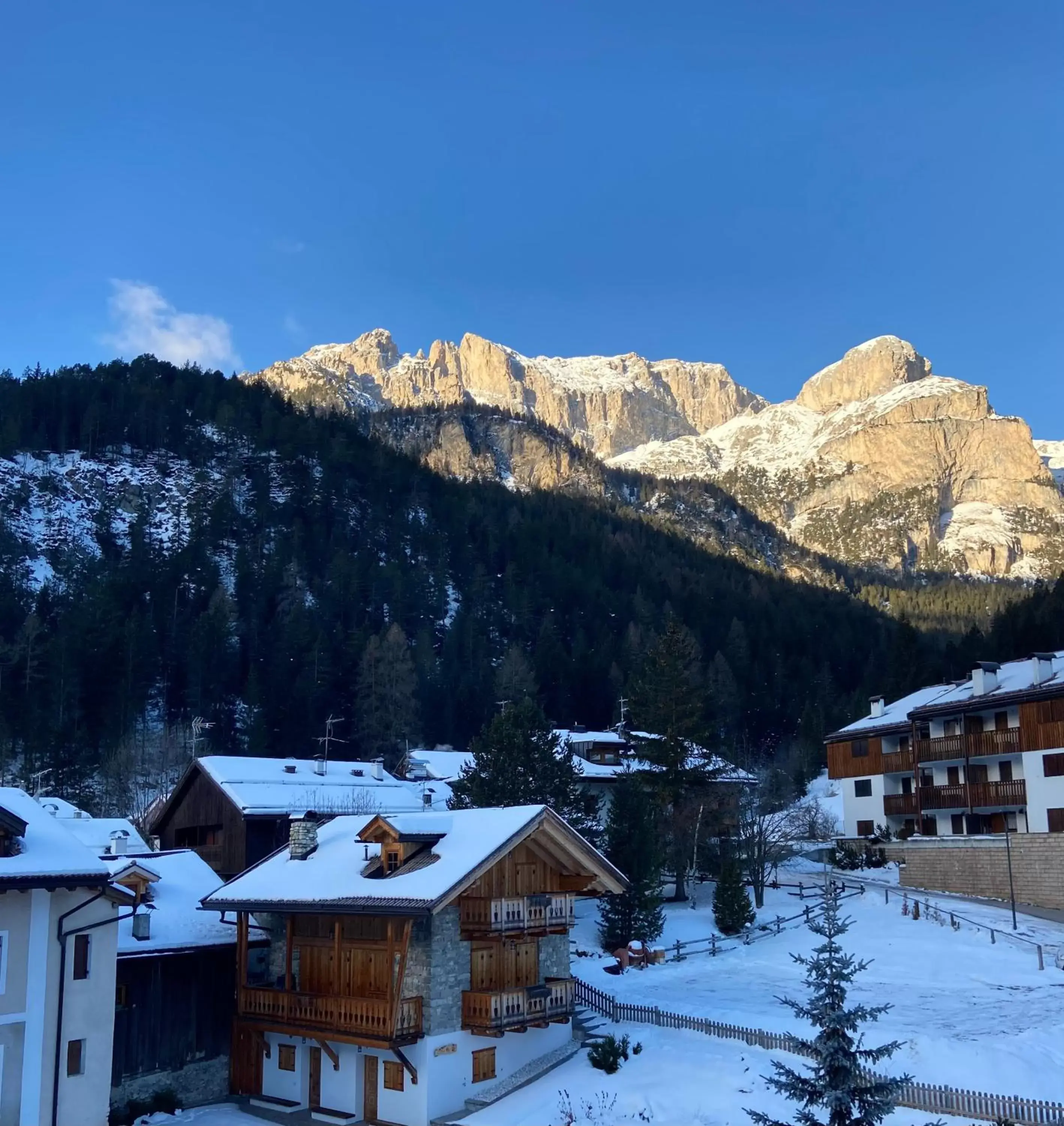 Natural landscape, Winter in Hotel Pizboè