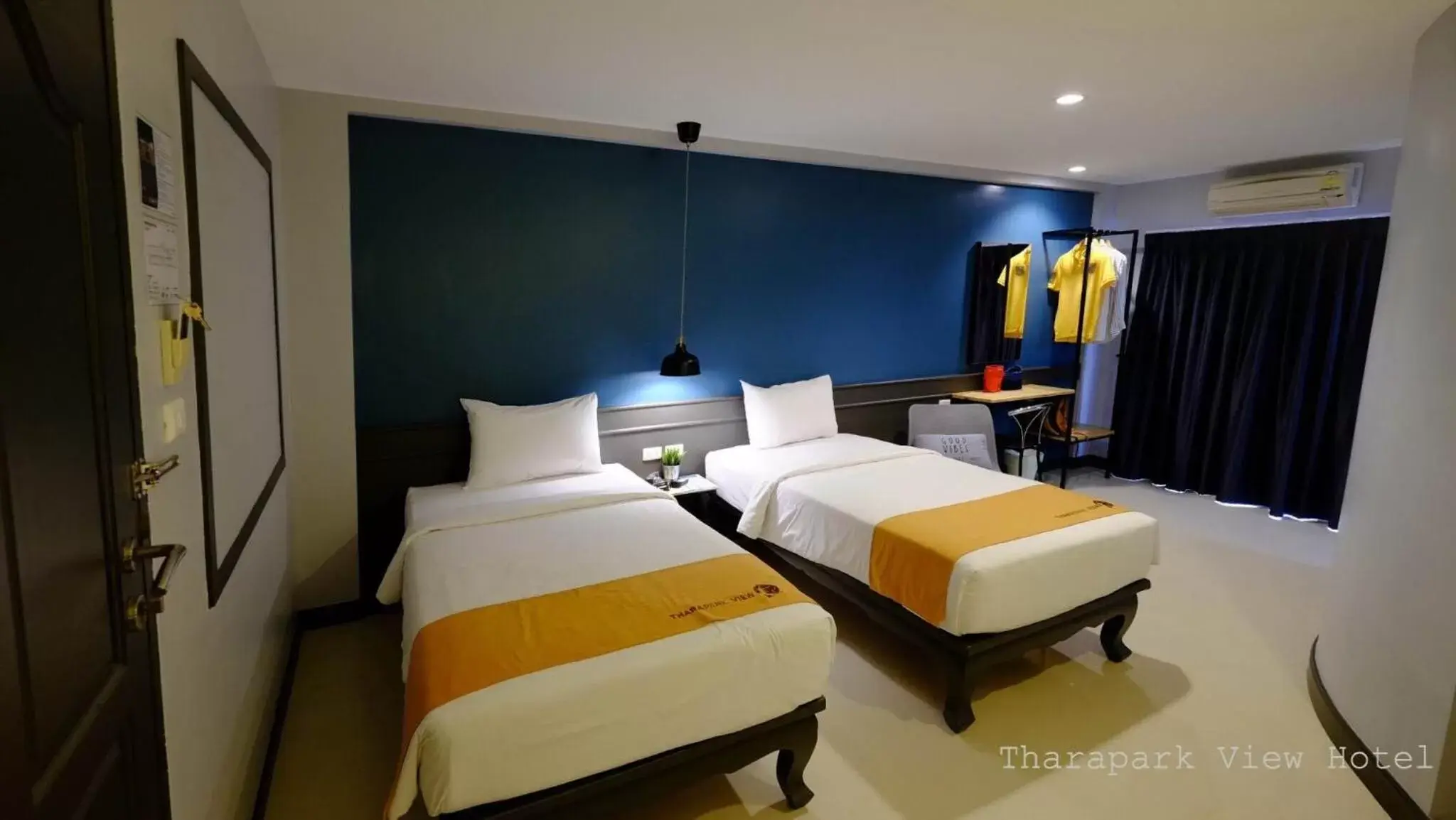 Bed in Tharapark View Hotel - SHA Plus