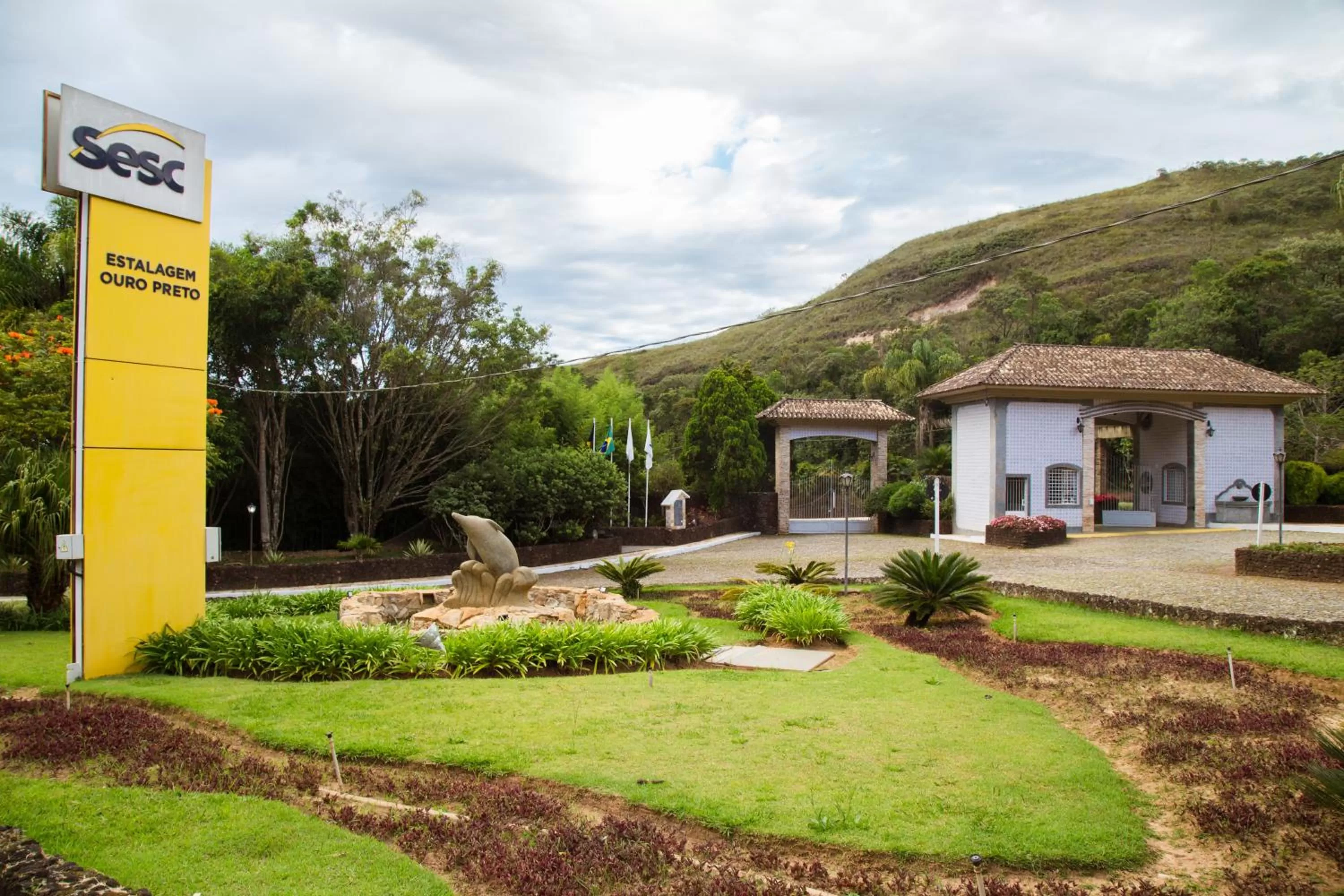 Facade/entrance in SESC OURO PRETO