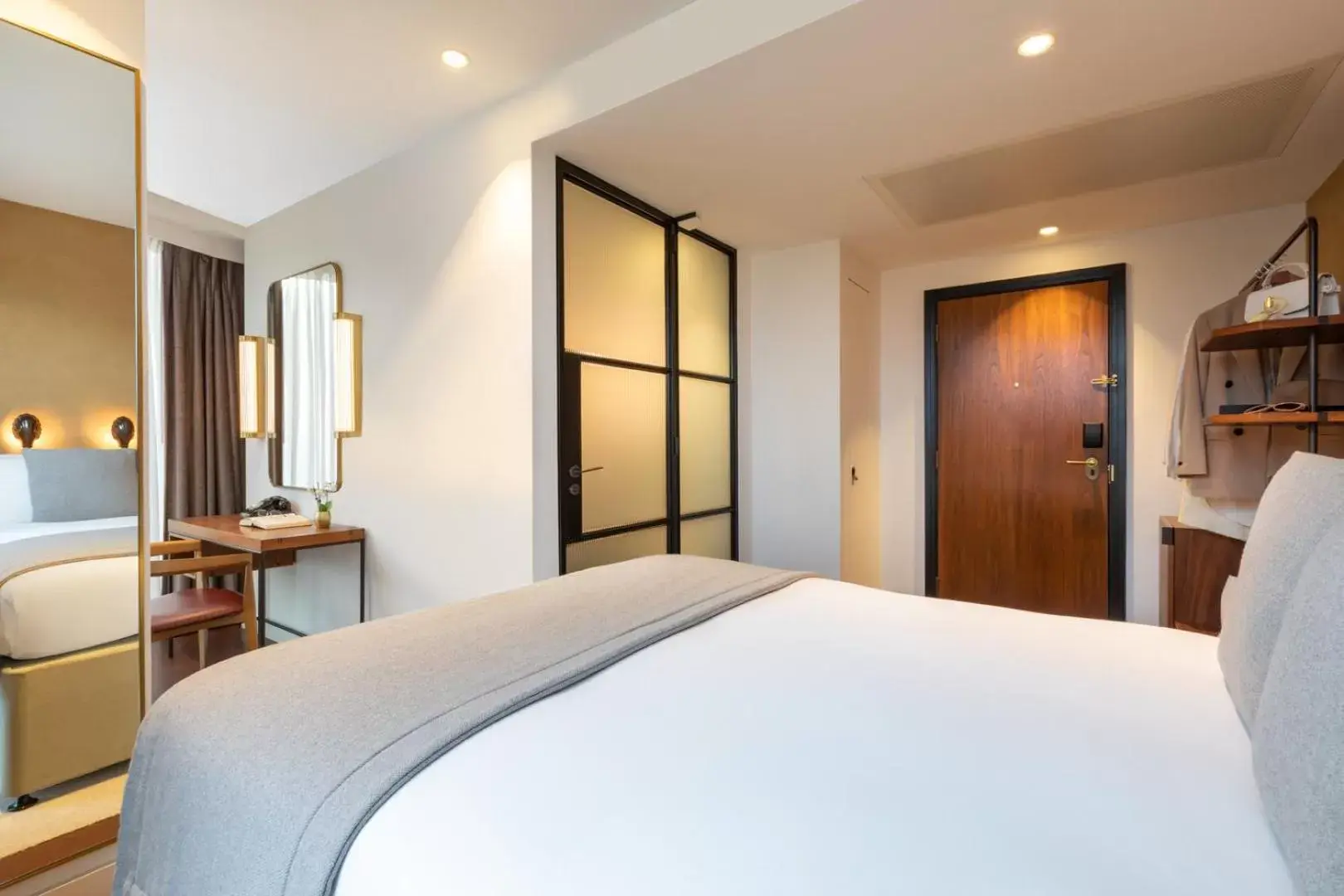 Photo of the whole room, Bed in Hotel Indigo London - 1 Leicester Square by IHG Photo of the whole room, Bed in Hotel Indigo London - 1 Leicester Square by IHG