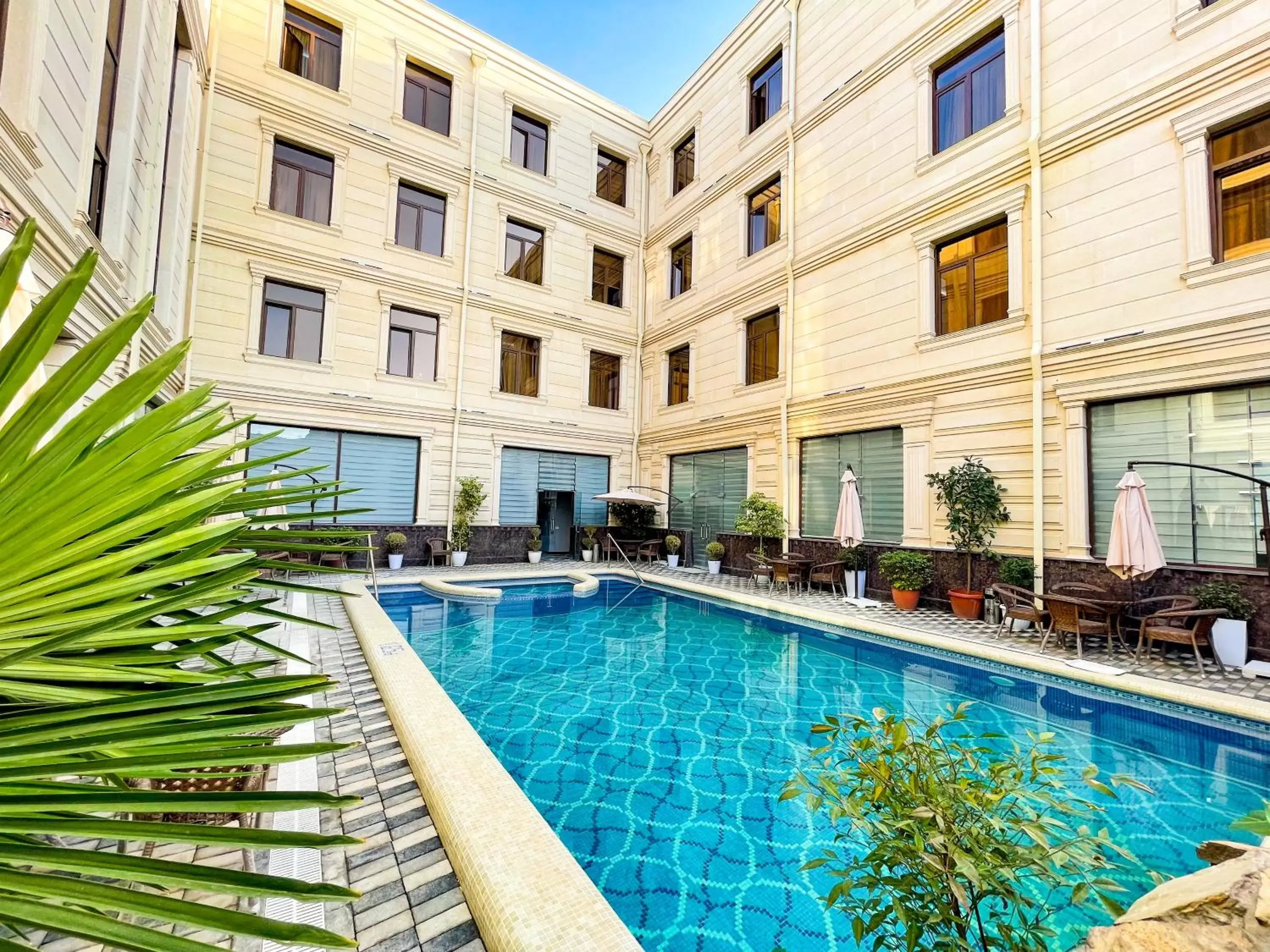 Property building, Swimming Pool in Medina Hotel Samarkand