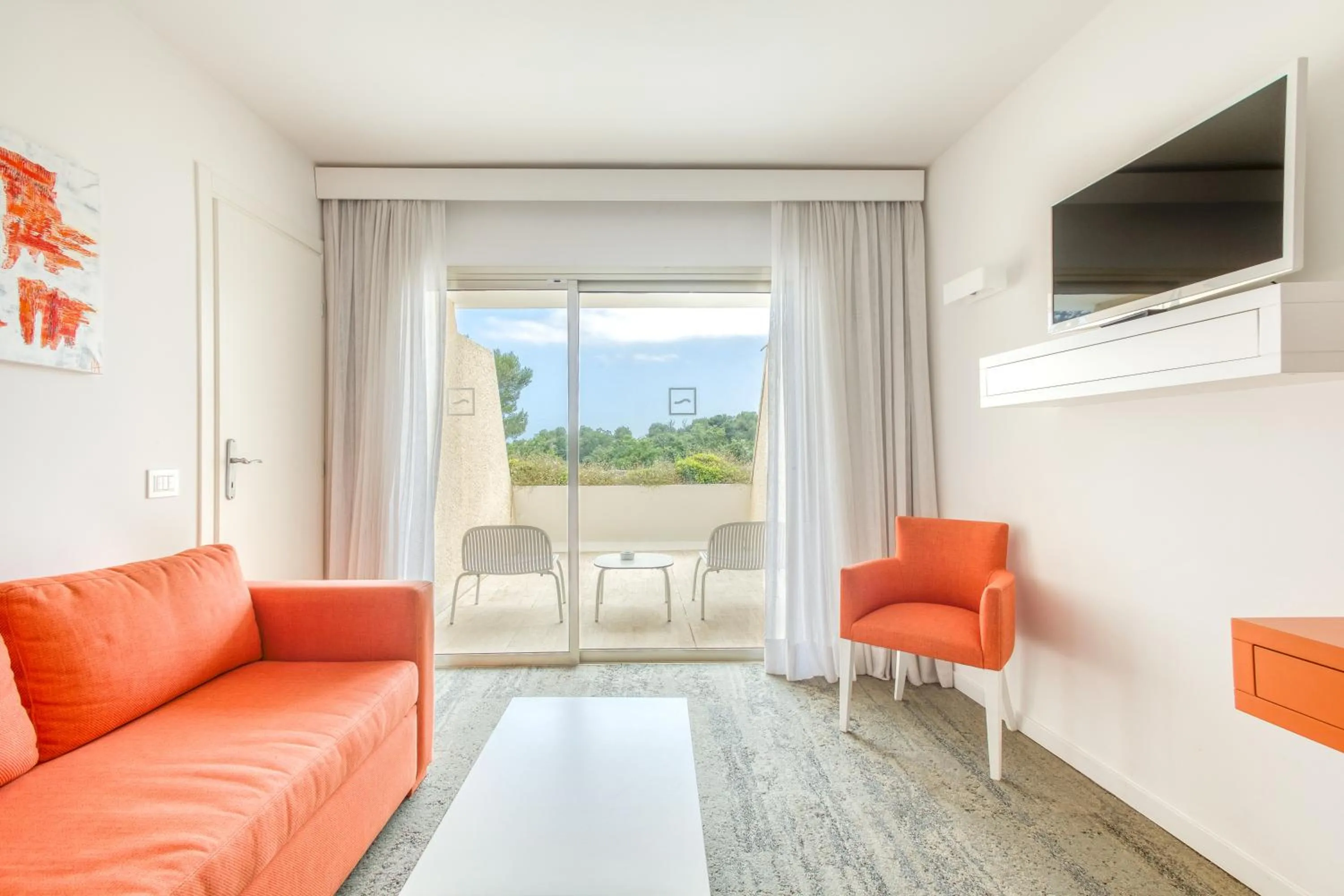 Natural landscape in Hotel Restaurant La Vague de Saint Paul