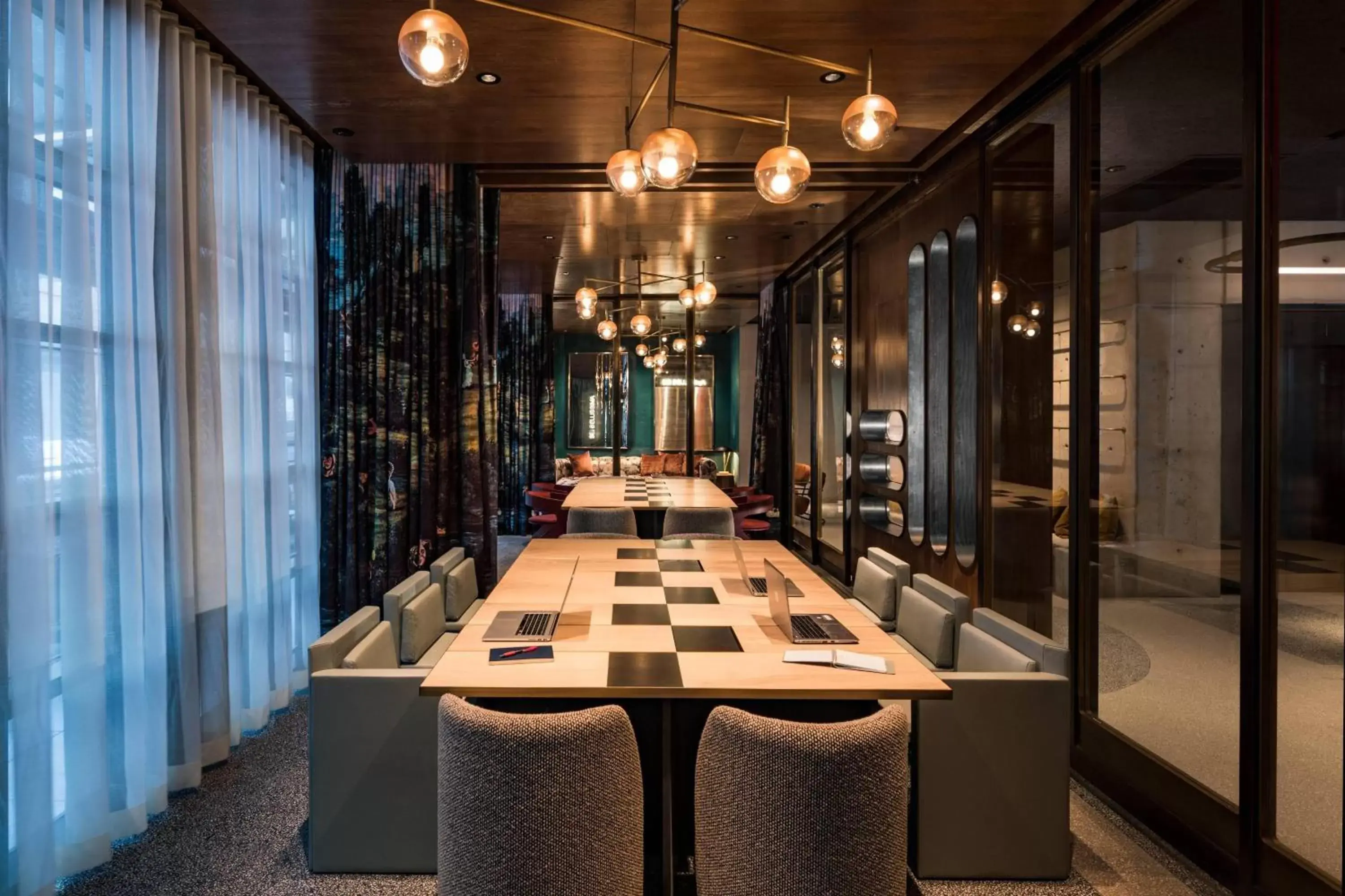 Meeting/conference room in Moxy NYC Chelsea