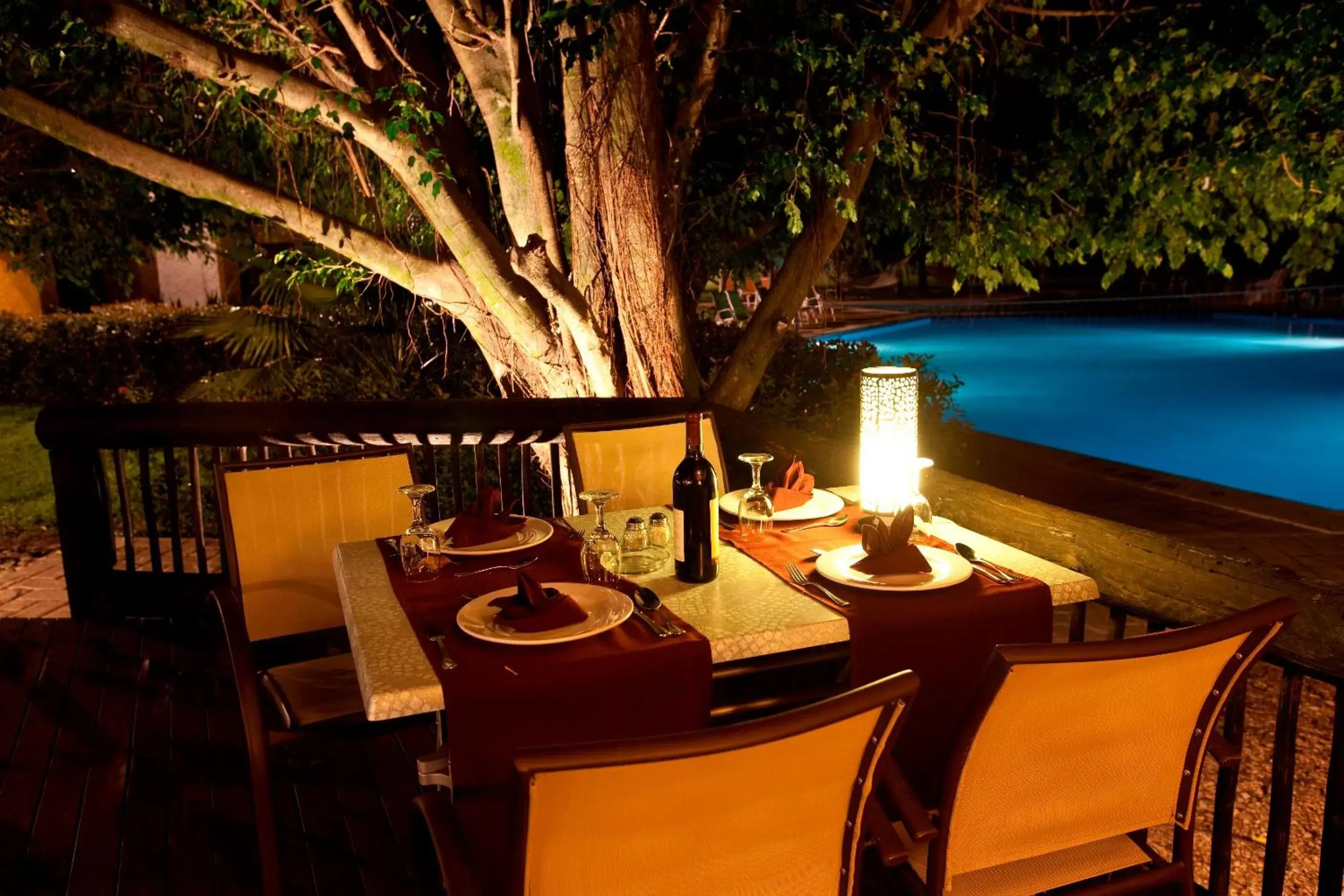 Balcony/Terrace, Swimming Pool in Hotel Ciudad Real Palenque