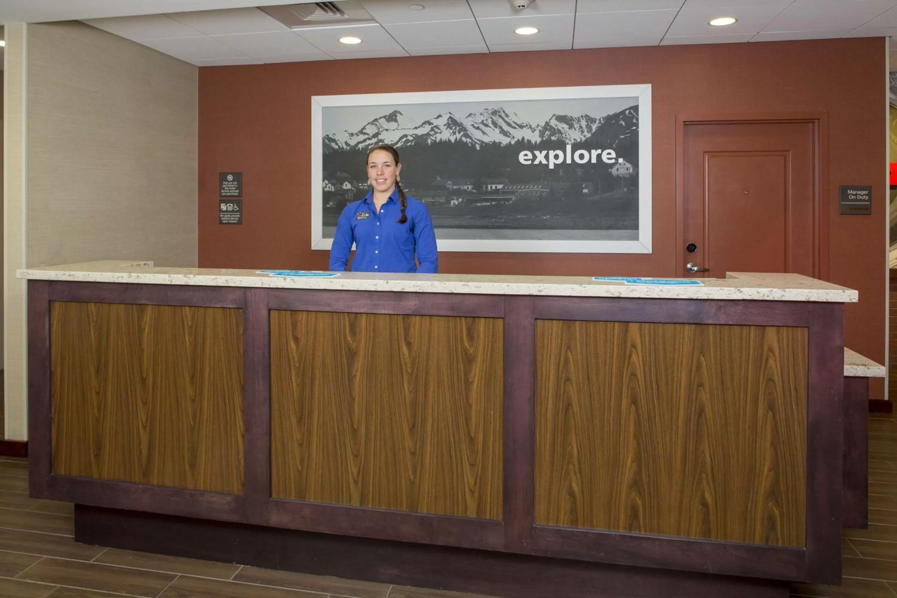 Lobby or reception in Hampton Inn & Suites Manchester, Vt