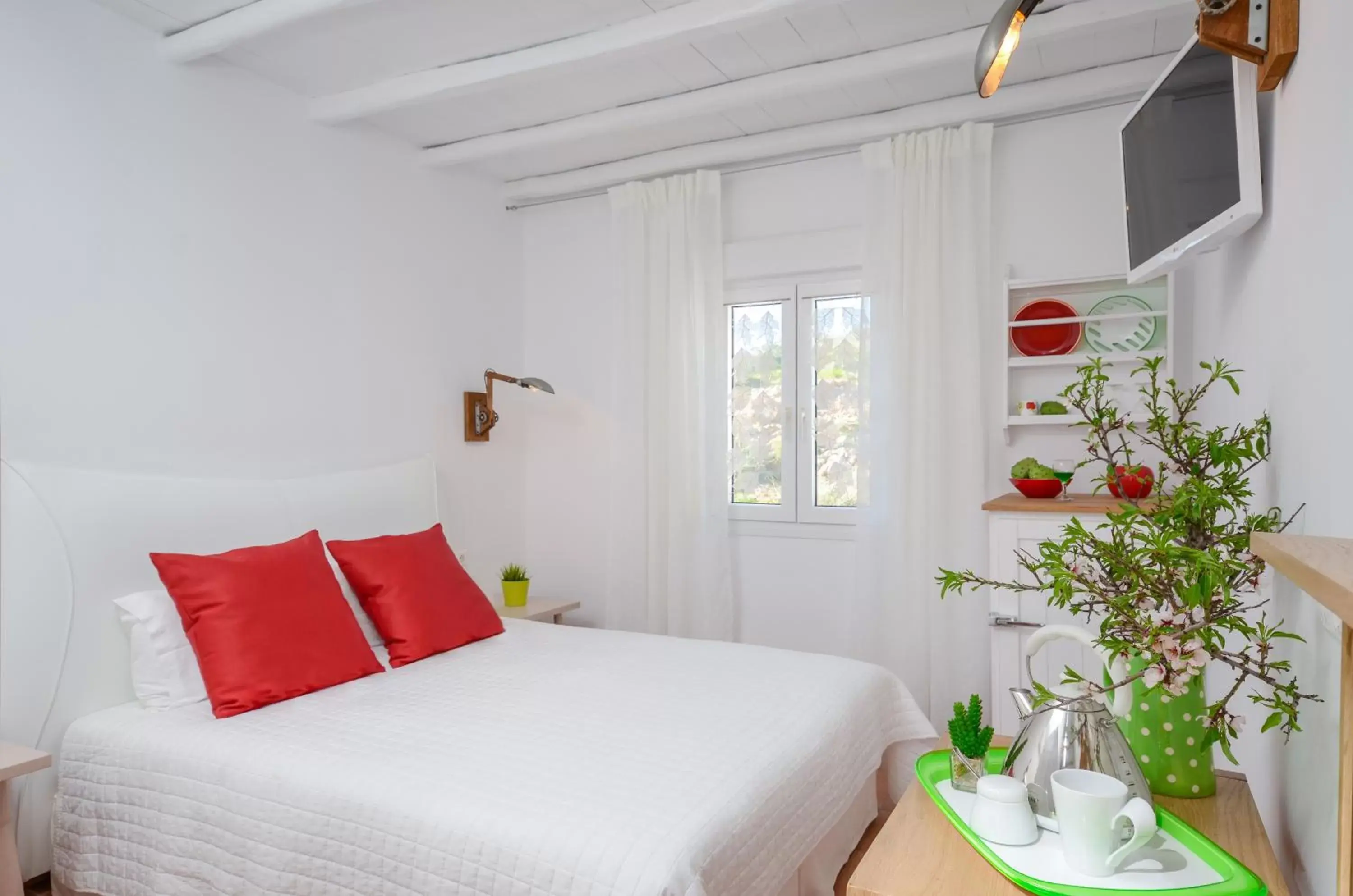 Bed in Adriani Hotel Bed in Adriani Hotel