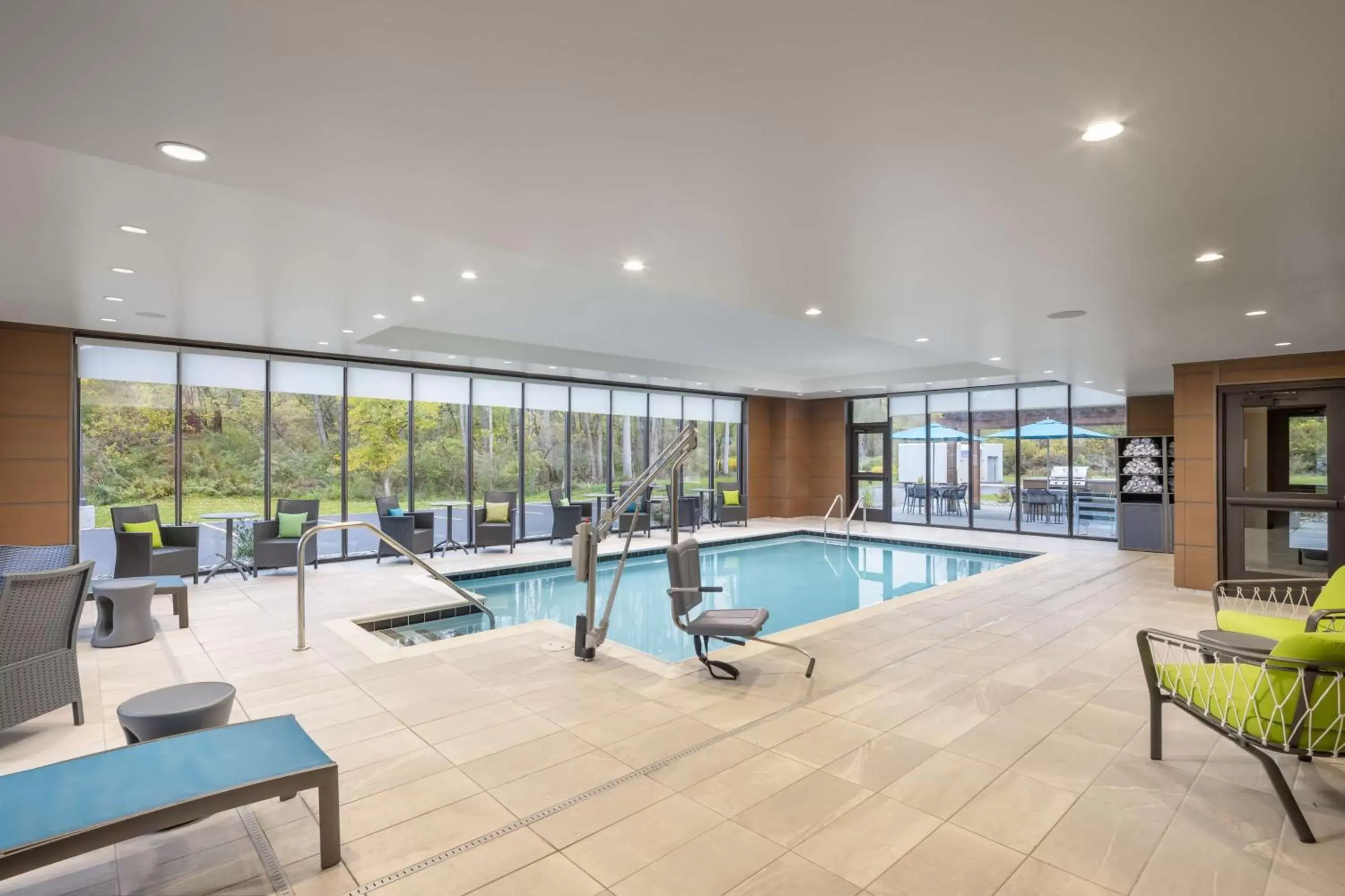 Pool view, Swimming Pool in Hampton Inn Hornell