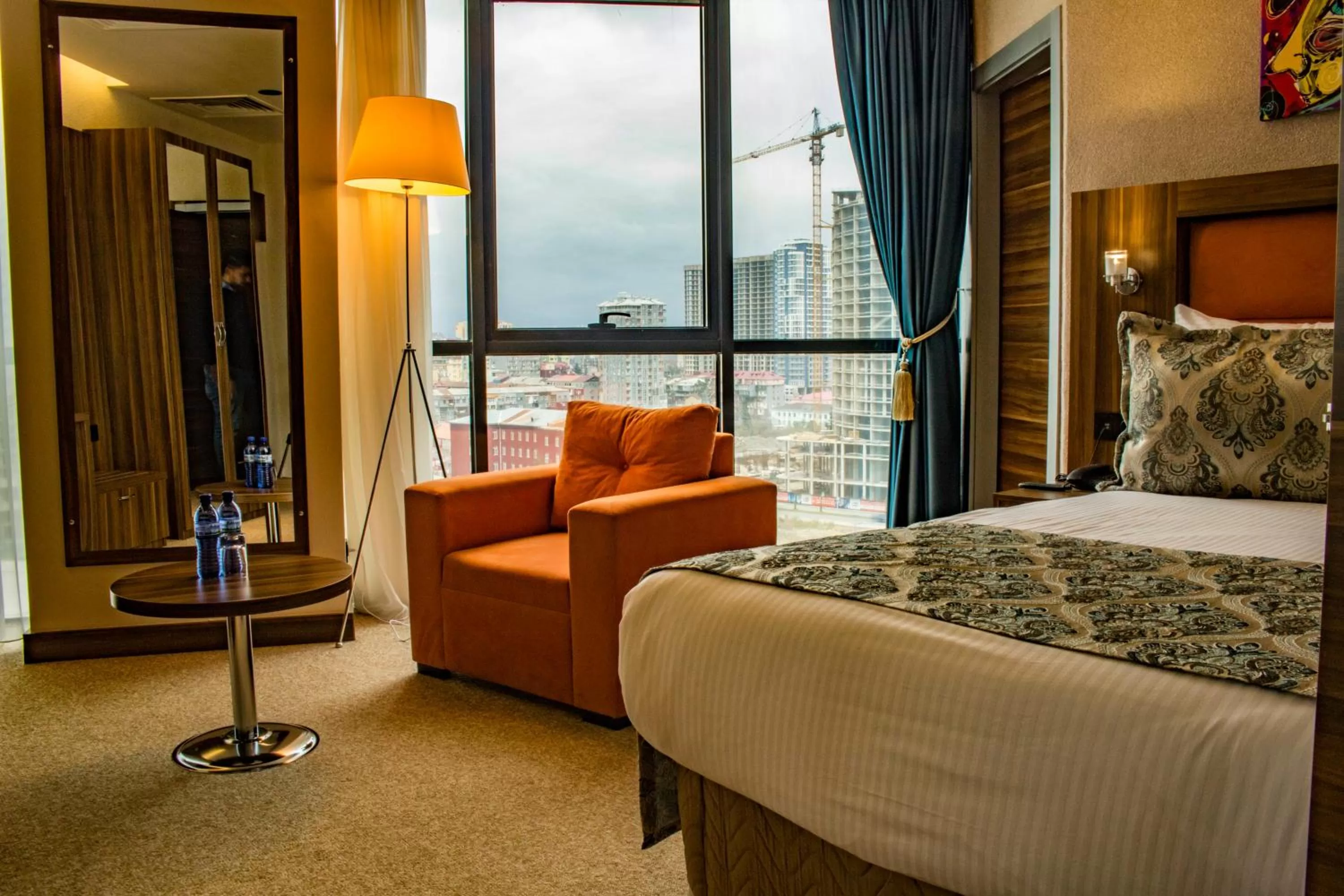 Bed in Sky Tower King Hotel