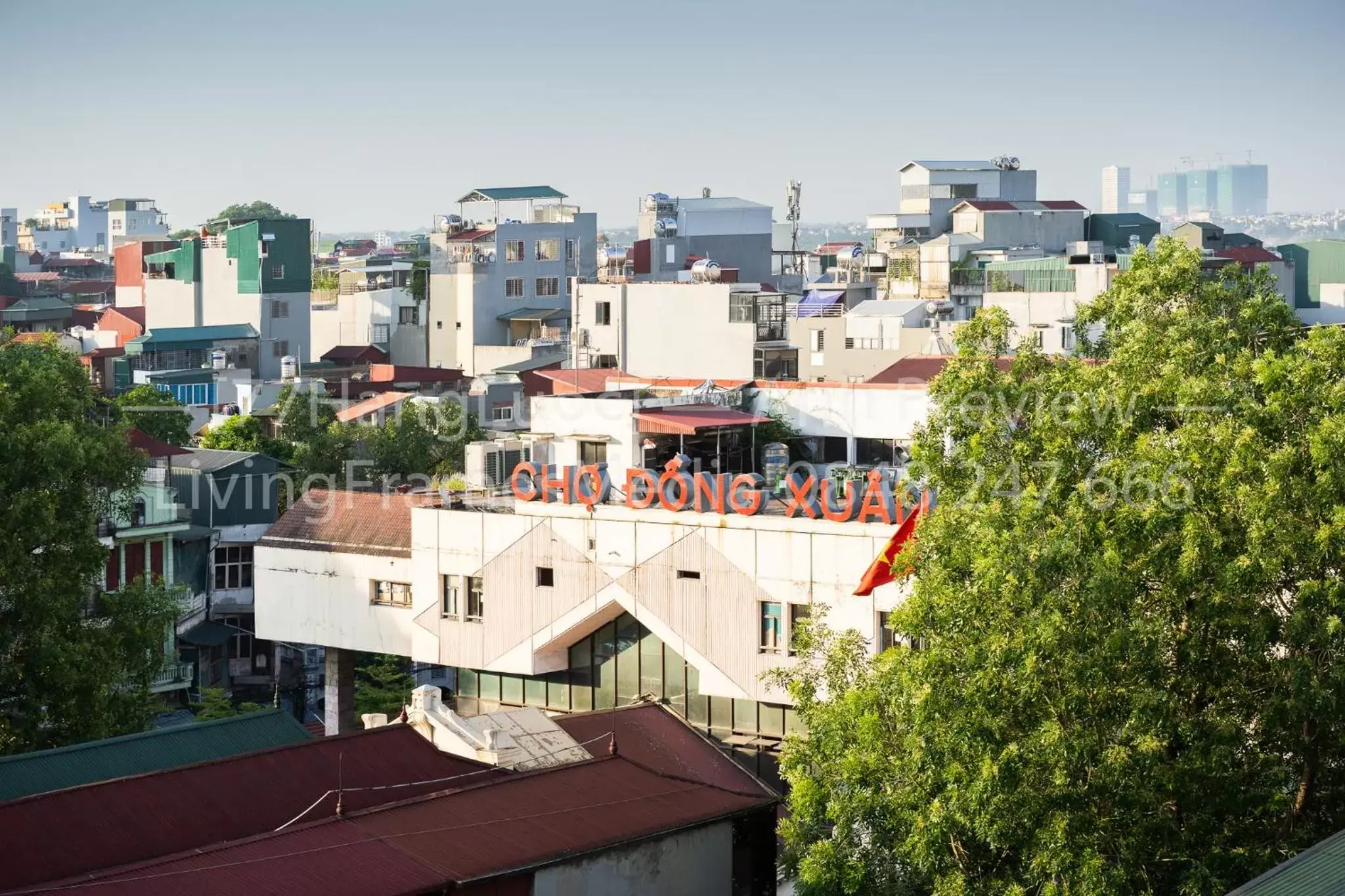 Street view in Hanoi Little Town Hotel