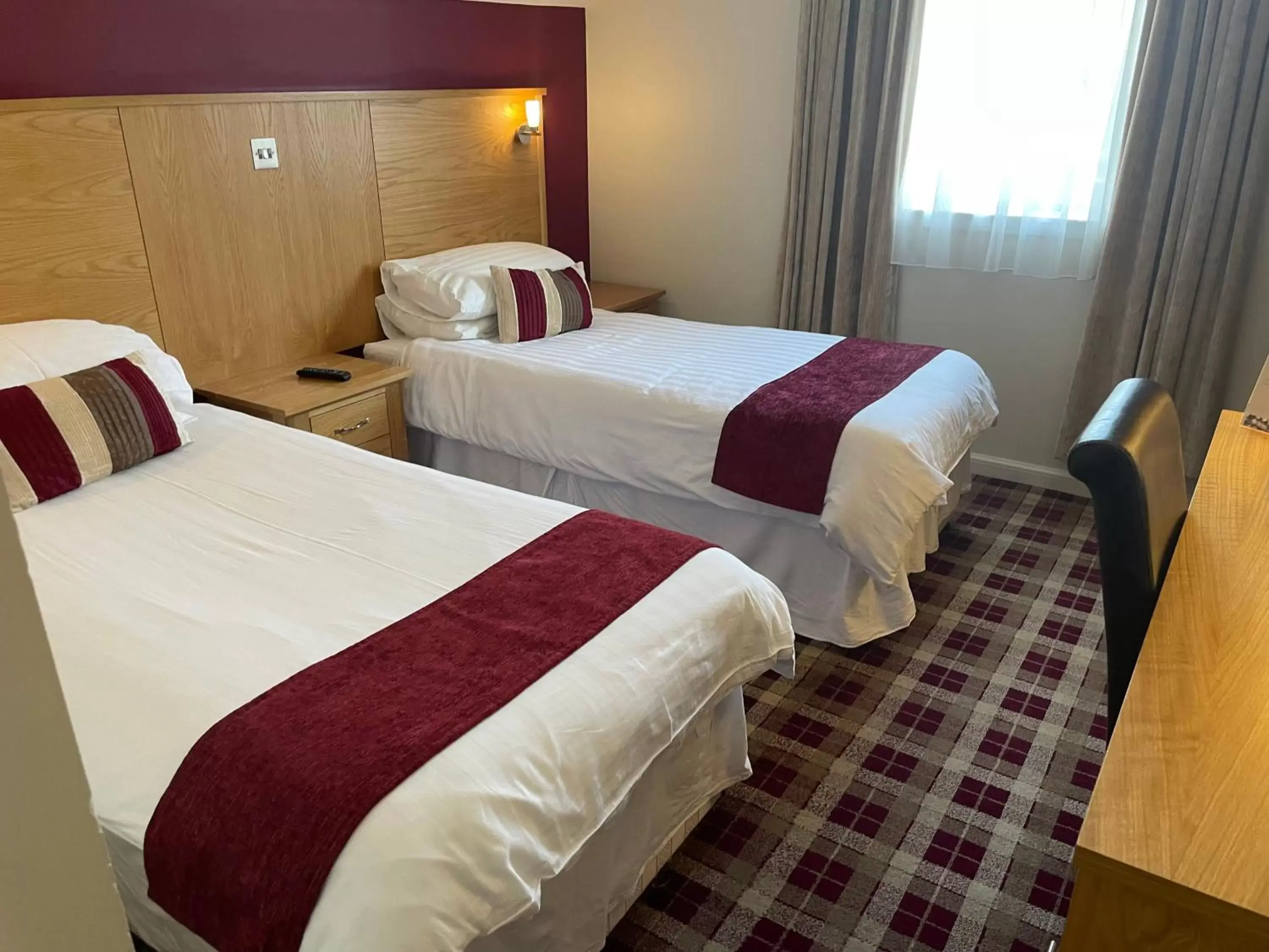 Bed in 19th Hole Hotel, Carnoustie