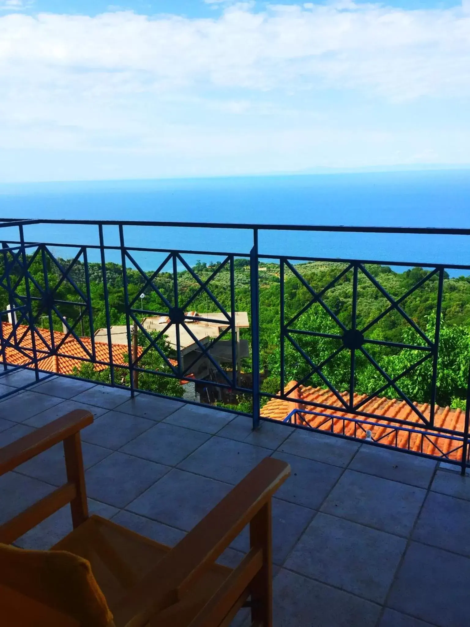 Patio, Balcony/Terrace in Hotel Christina - Happy Days