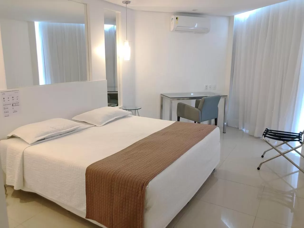 Bed in Hotel Brisa Praia Pajuçara