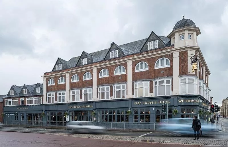 Facade/entrance, Property Building in Pilgrims Progress Wetherspoon