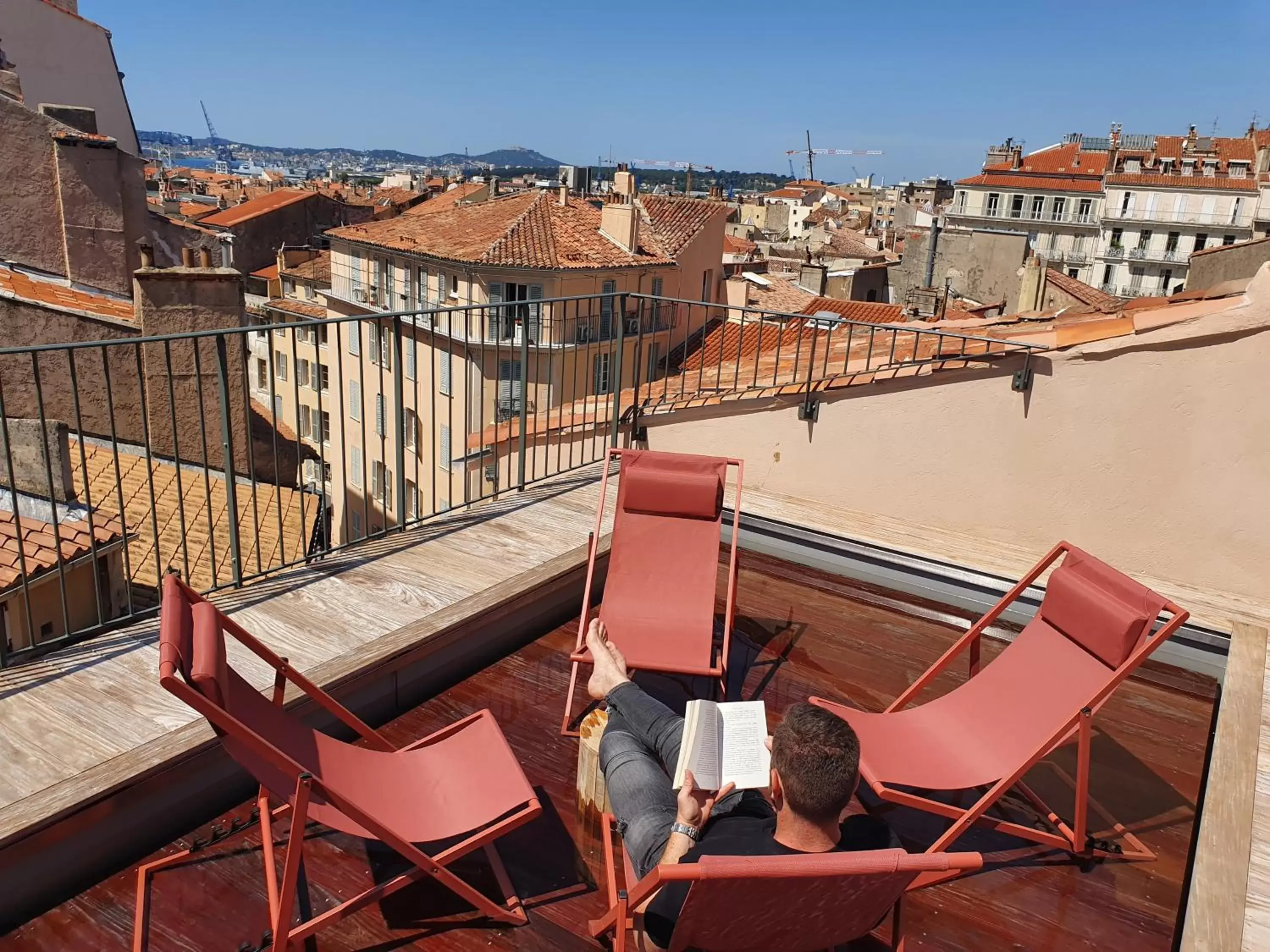 Balcony/Terrace in Grand Hôtel Dauphiné, Boutique Hôtel & Suites