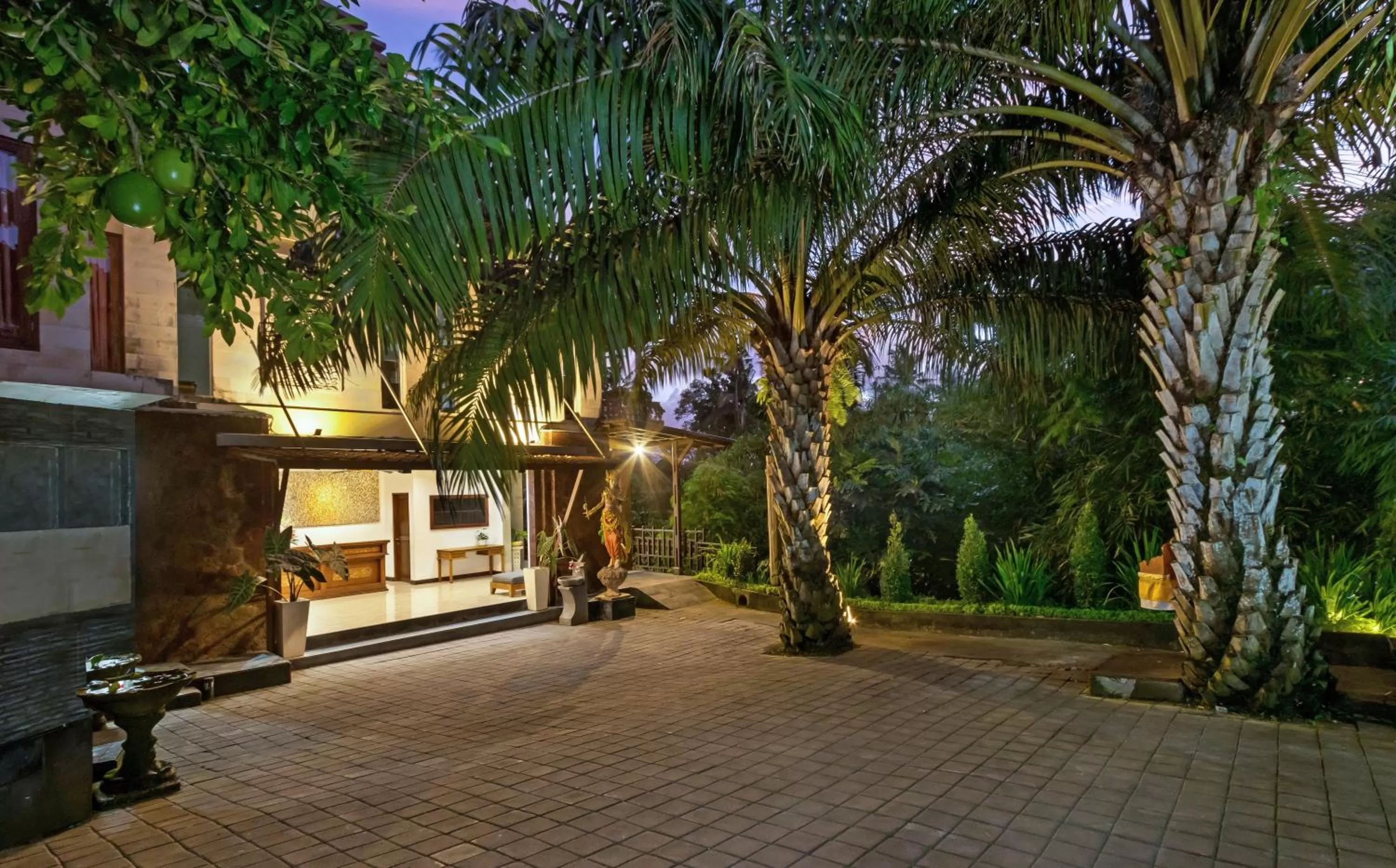 Garden view in Mayura Ubud Retreat