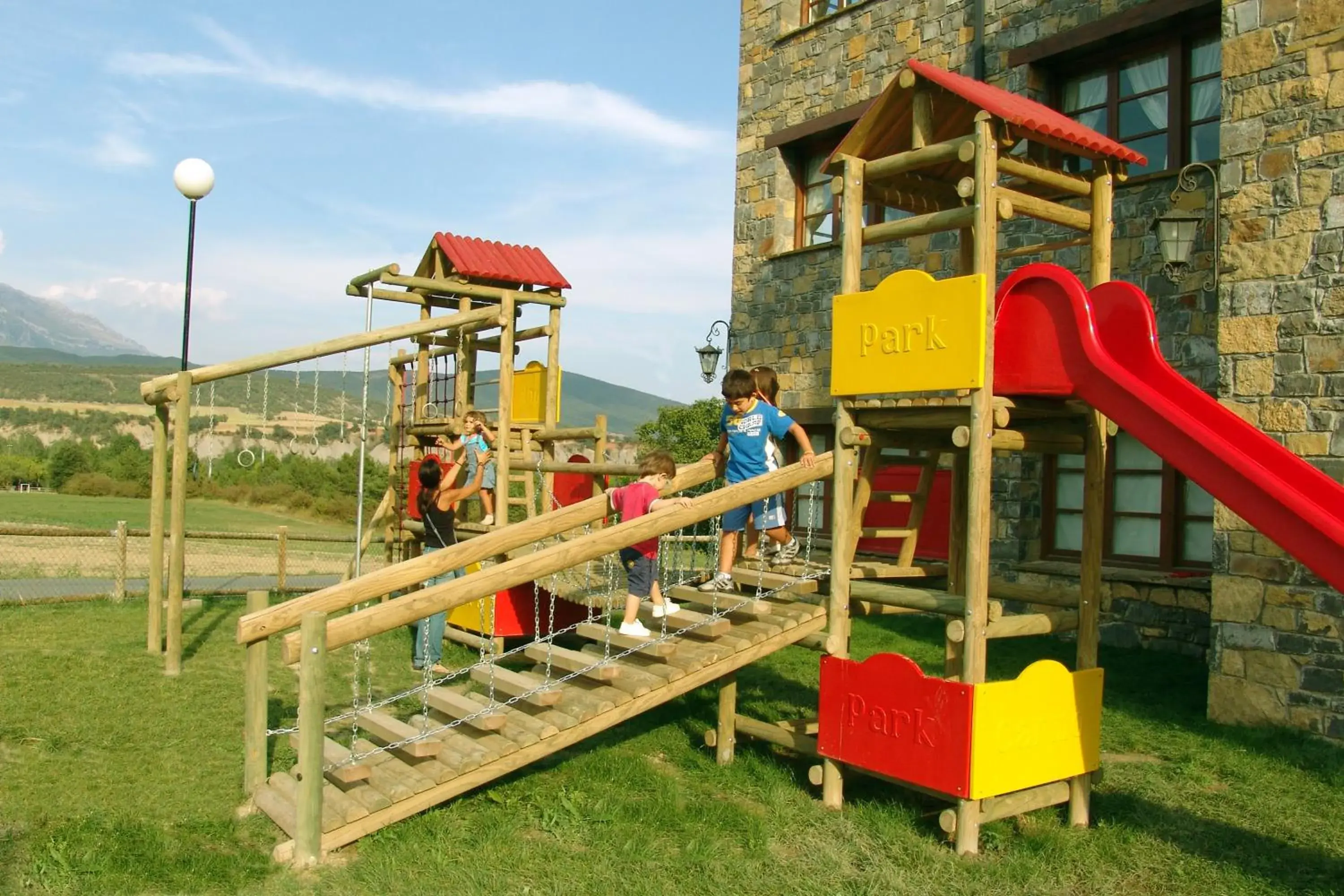 Children play ground, Children's Play Area in Hotel & SPA Peña Montañesa