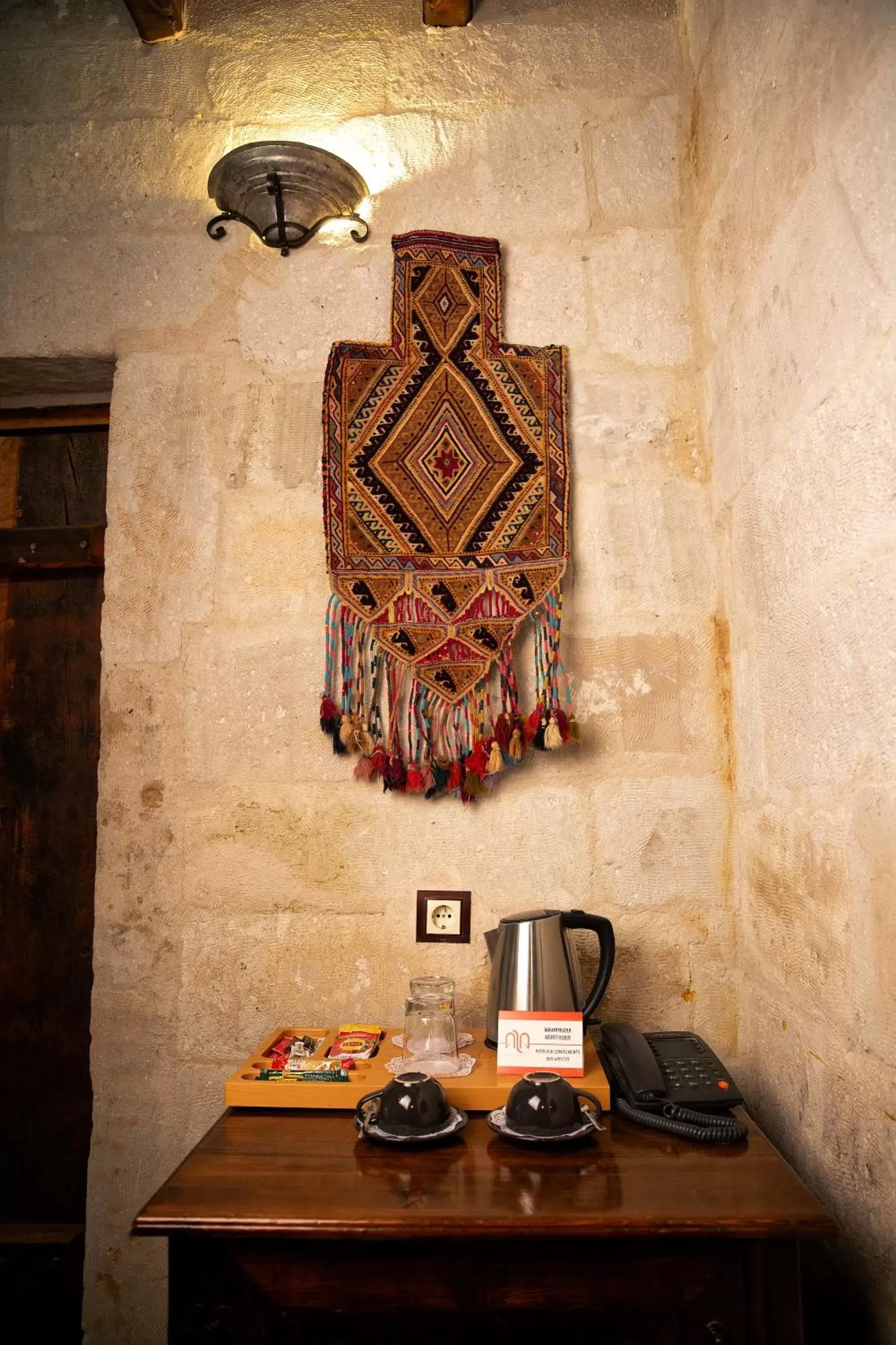 Decorative detail in Aza Cave Cappadocia