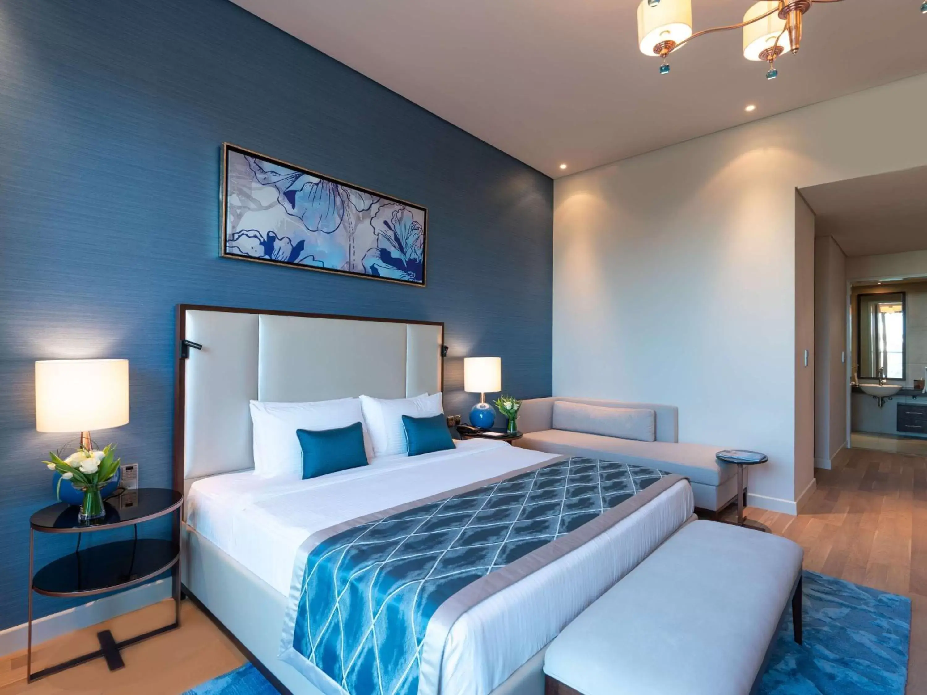 Bedroom, Bed in Rixos The Palm Hotel & Suites - Ultra All Inclusive