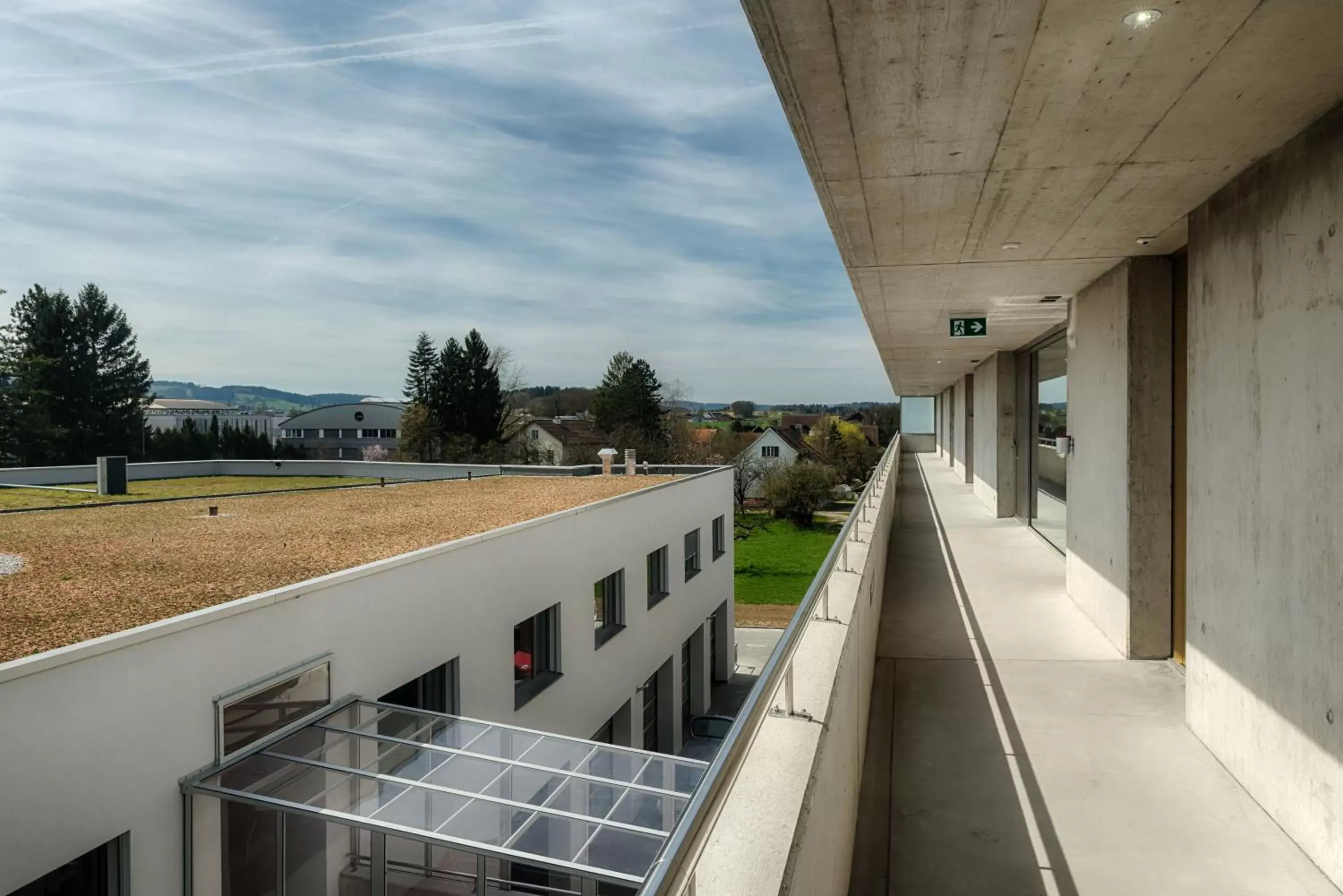 Property building, Balcony/Terrace in Hotel Frauenfeld