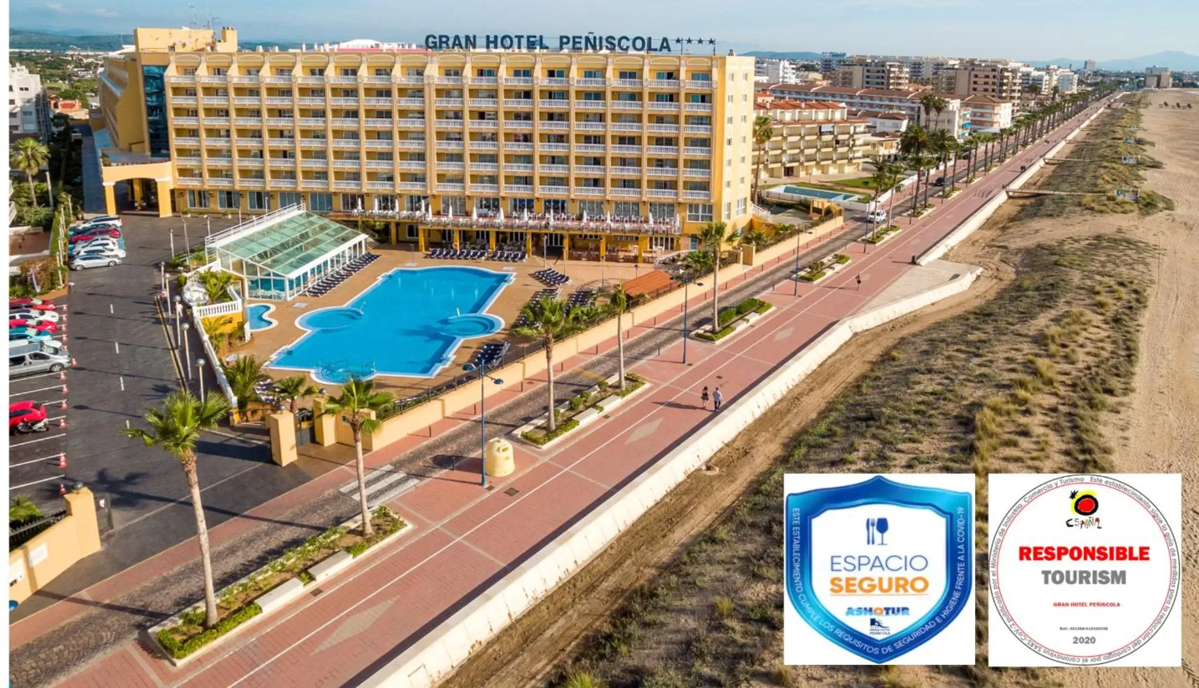 Property building, Bird's-eye View in Gran Hotel Peñiscola